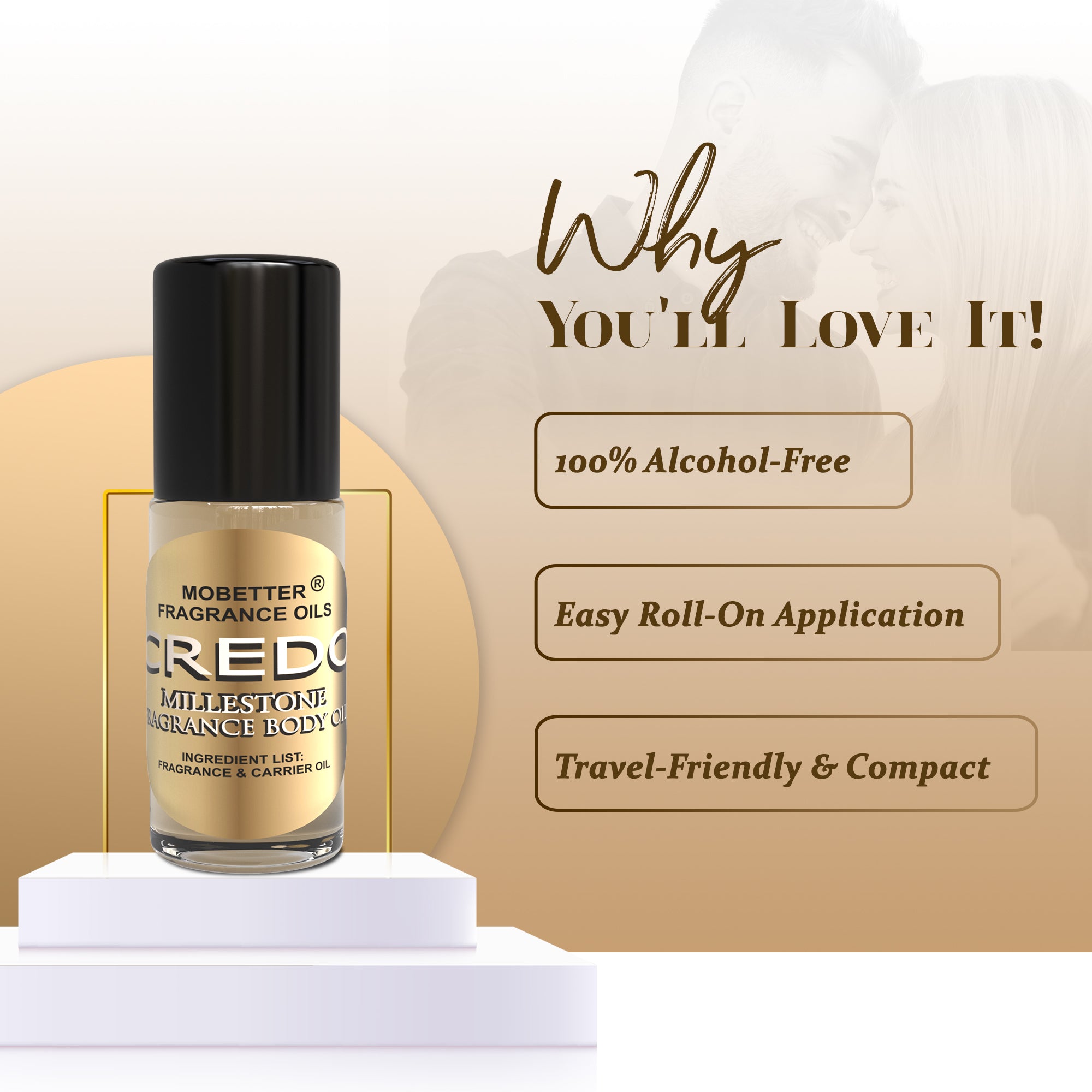 Image of Credo Millestone 1 Oz Perfume Body Oil