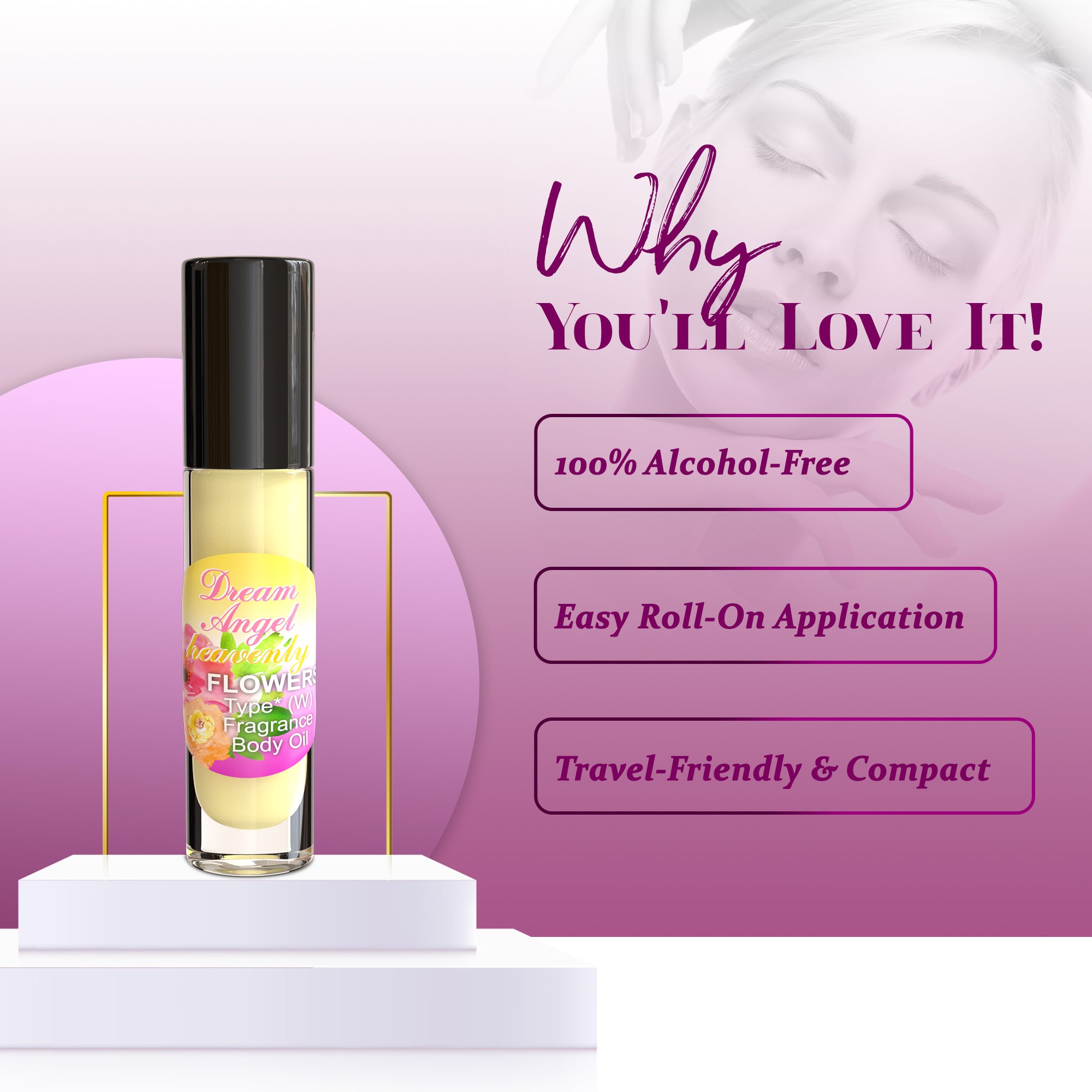 Image of Dream Angel Heavenly Flowers Perfume Body Oil