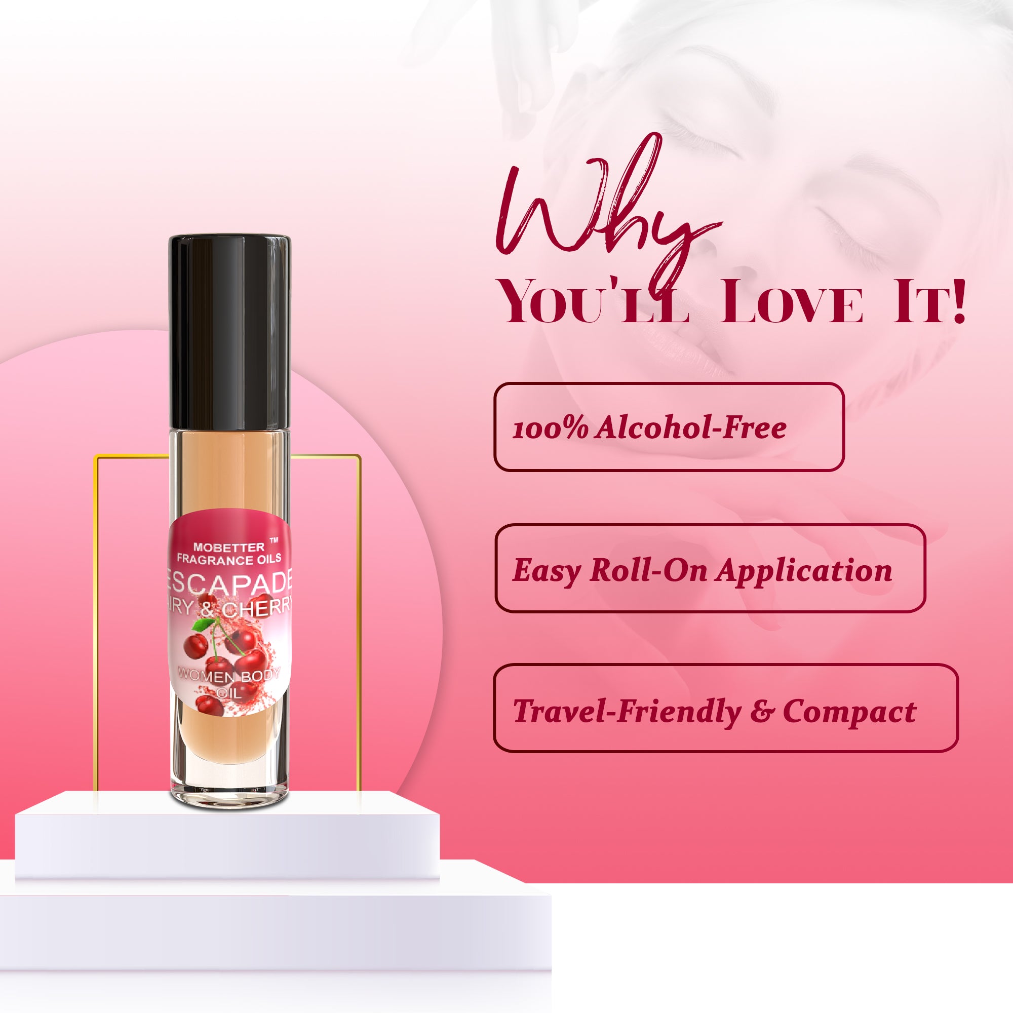 Image of Escapade Airy & Cherry Perfume Body Oil