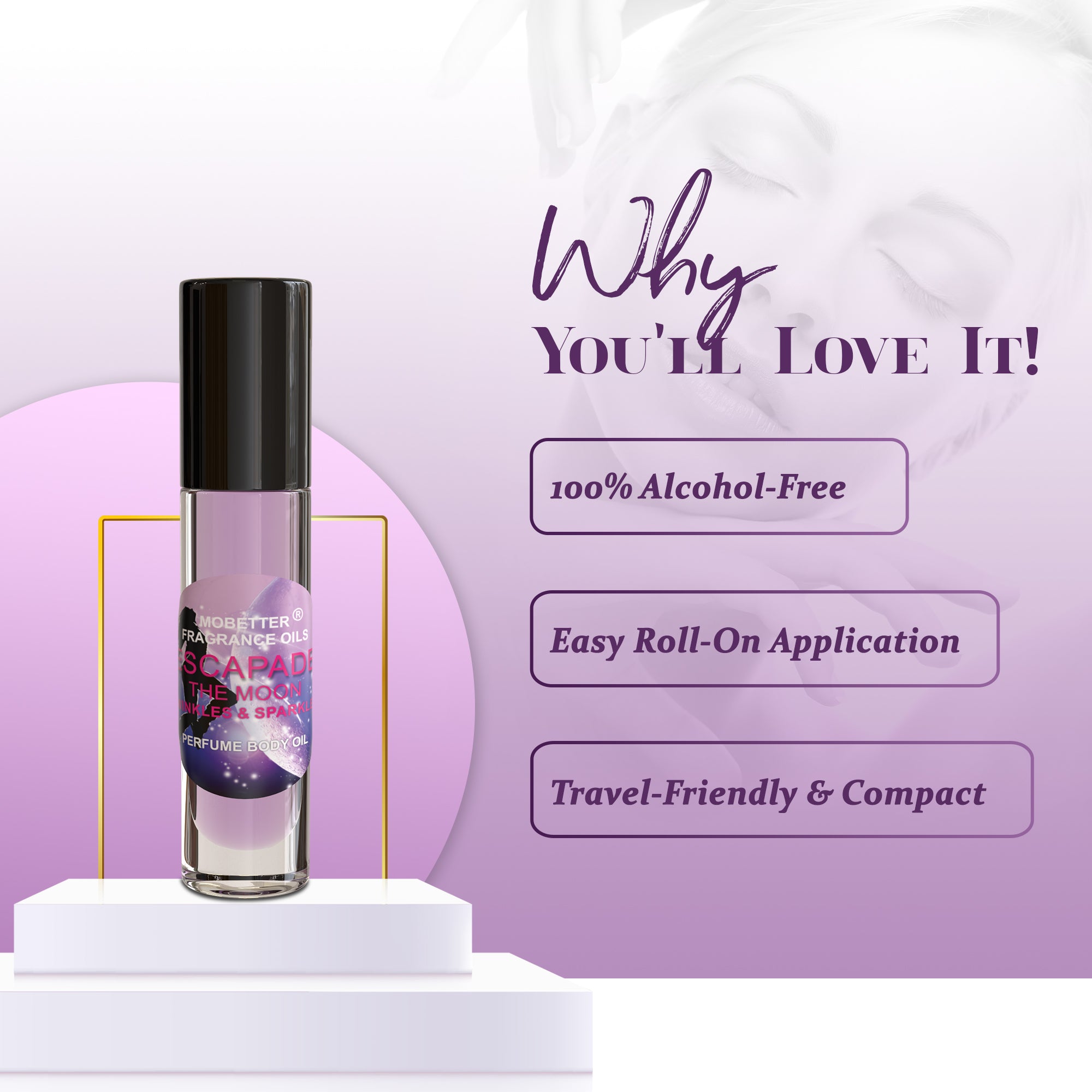 Image of Escapade The Moon Twinkle and Sparkles Perfume Body Oil