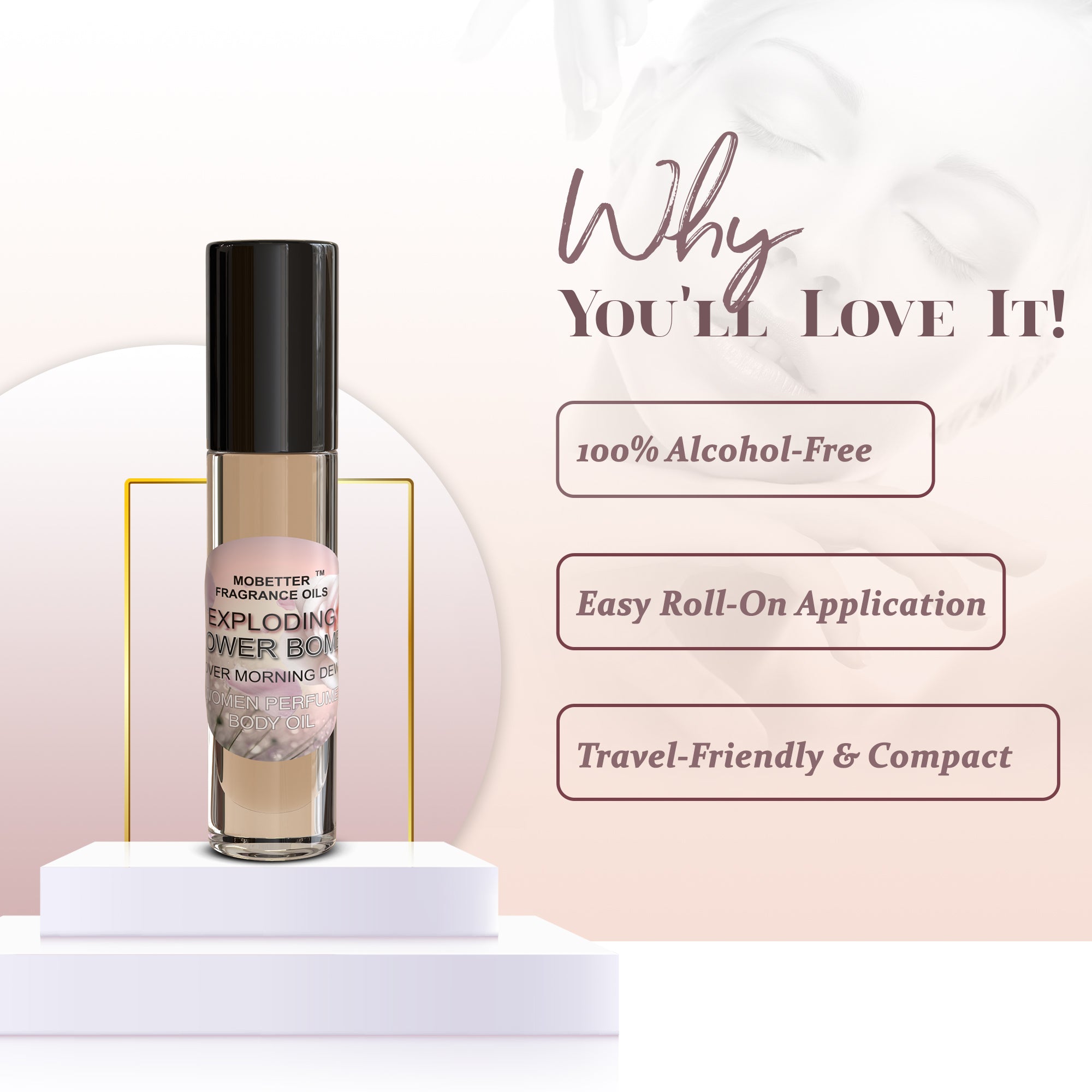 Image of Exploding Flower Bombs Over Morning Dew Perfume Body Oil