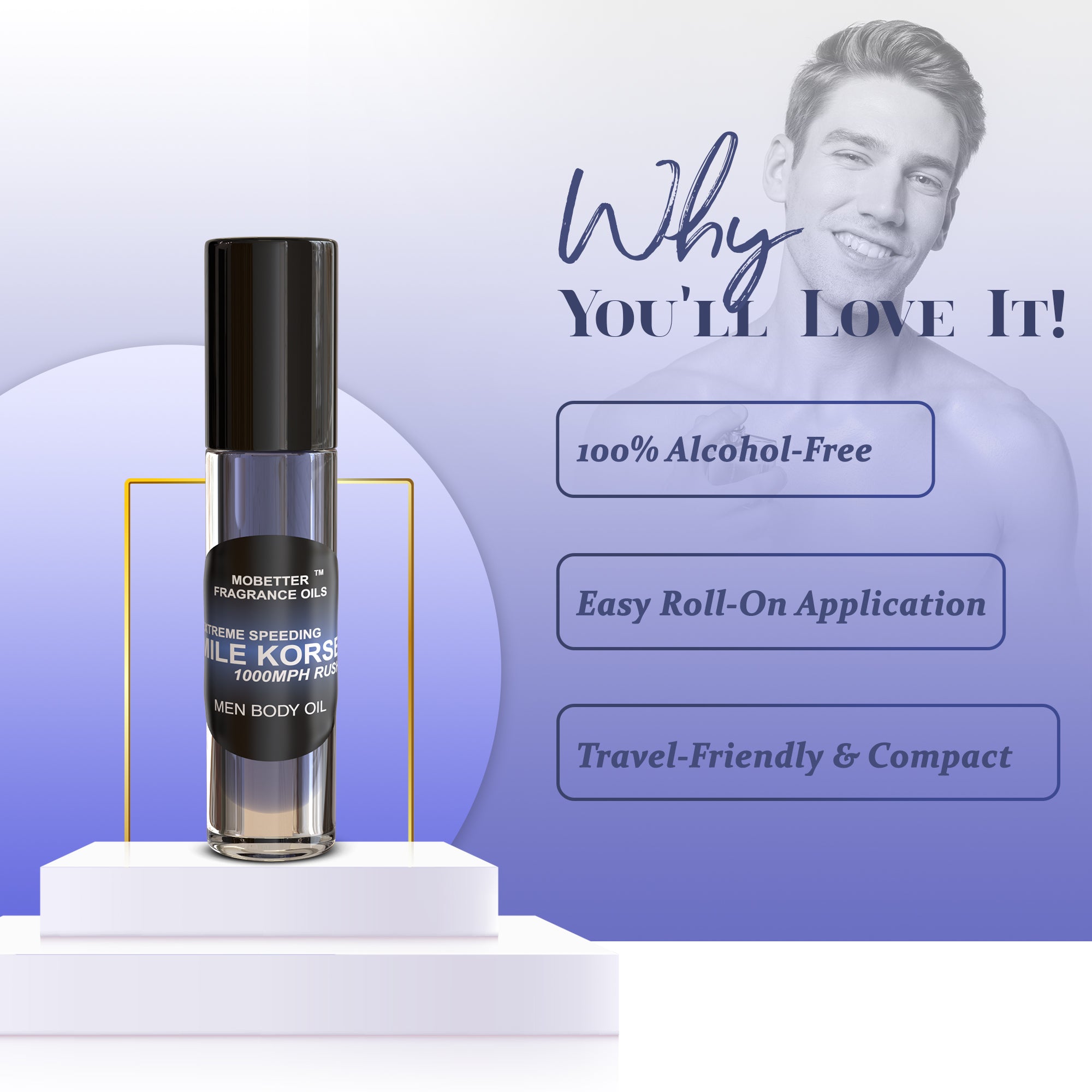 Image of Extreme Speeding Mile Korse 1000mph Rush Perfume Body Oil