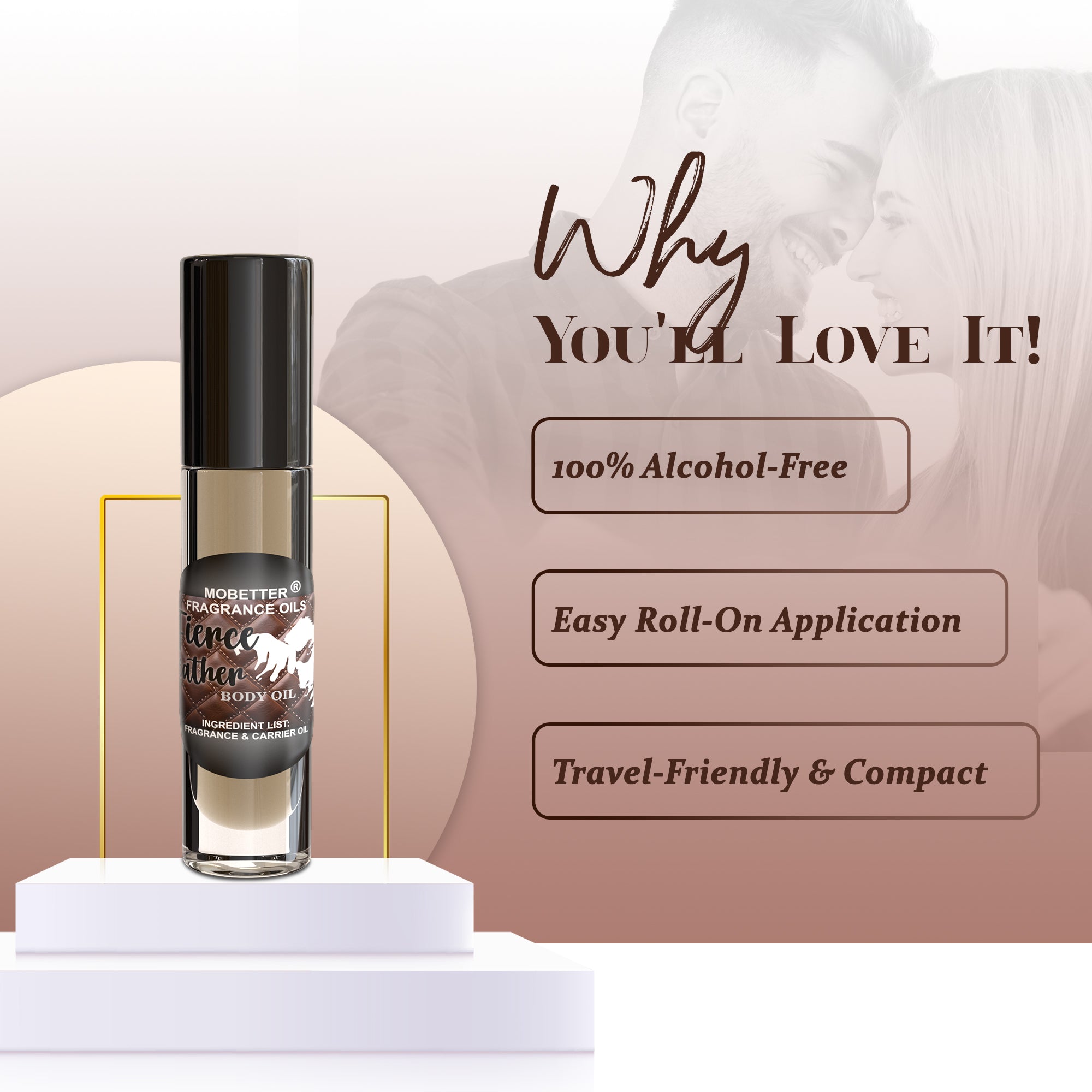 Image of Fierce Leather Perfume Body Oil