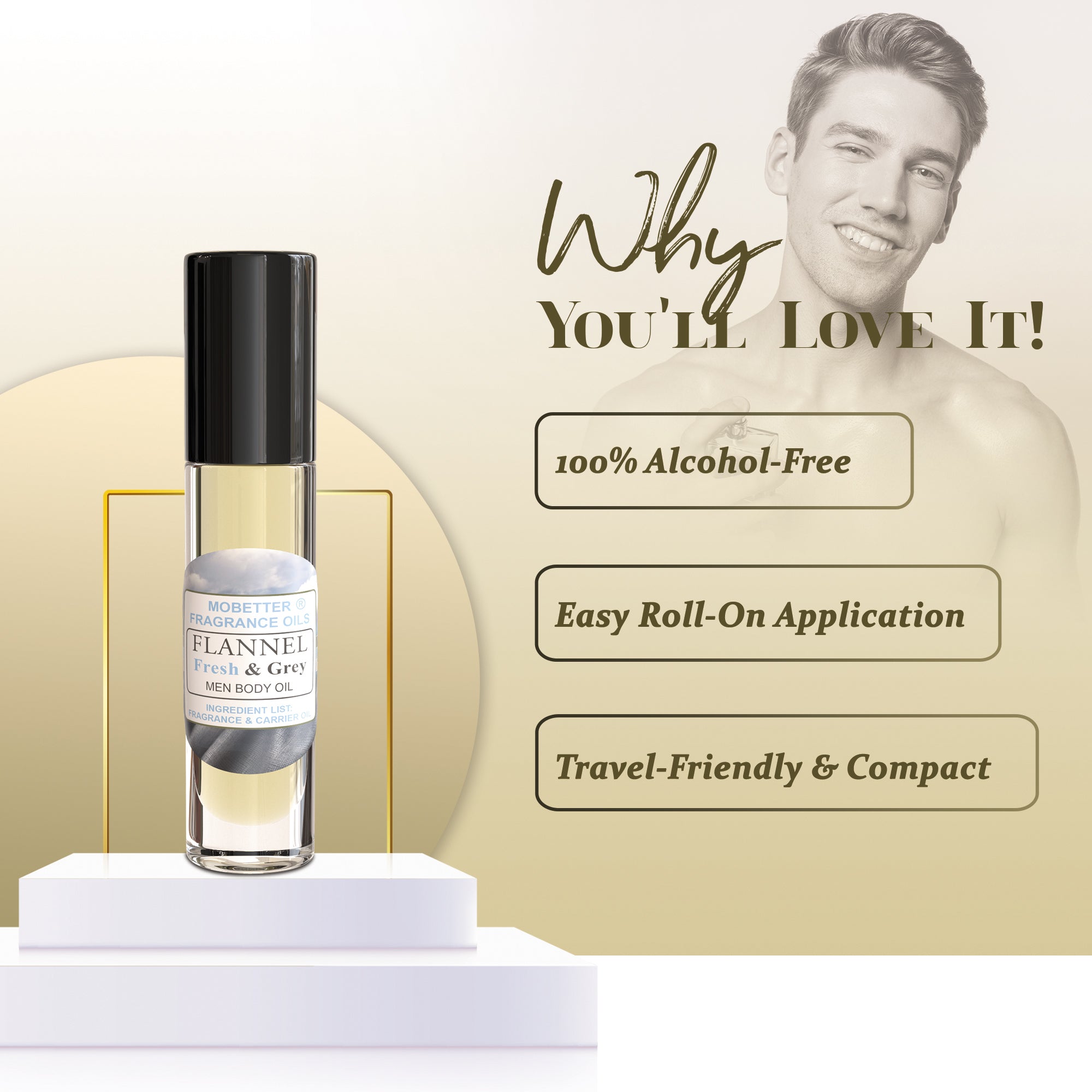 Image of Flannel Fresh and Grey Perfume Body Oil