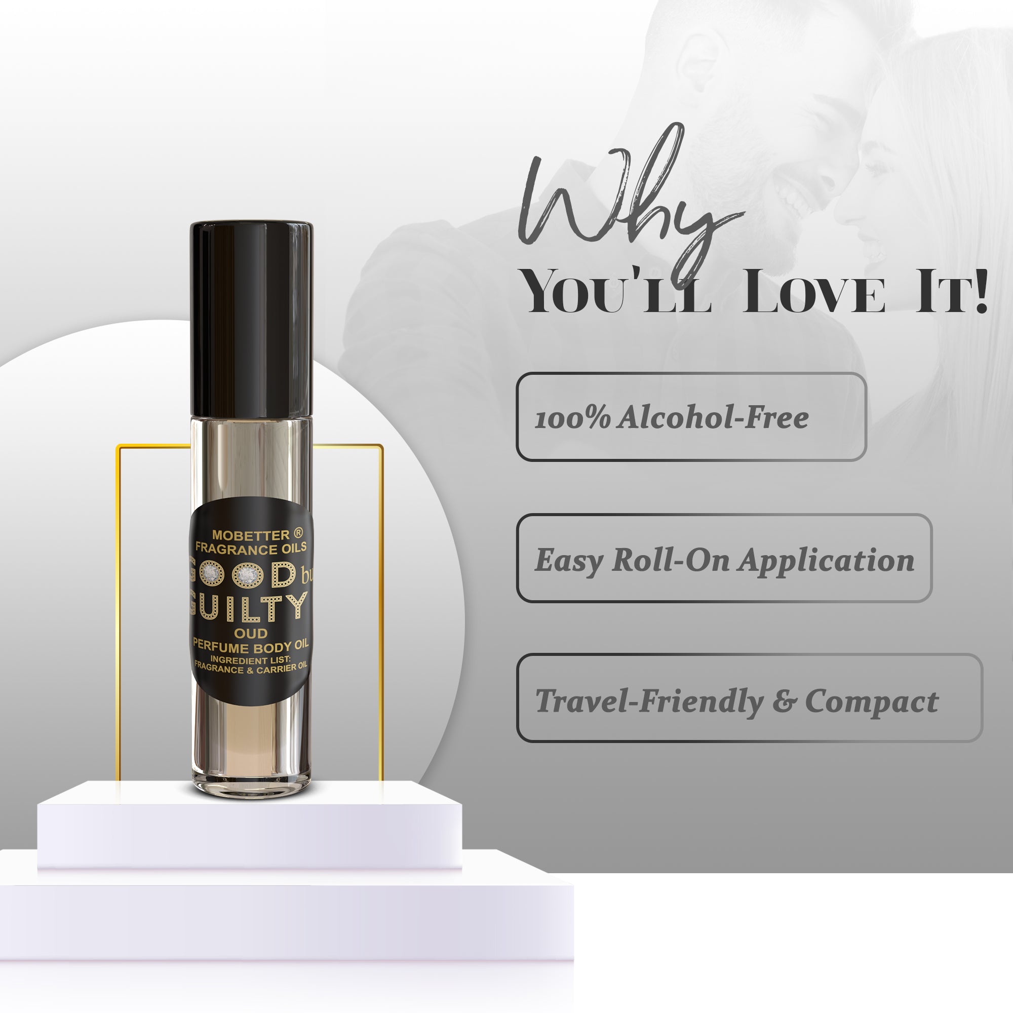 Image of Good but Guilty Oud Perfume Body Oil