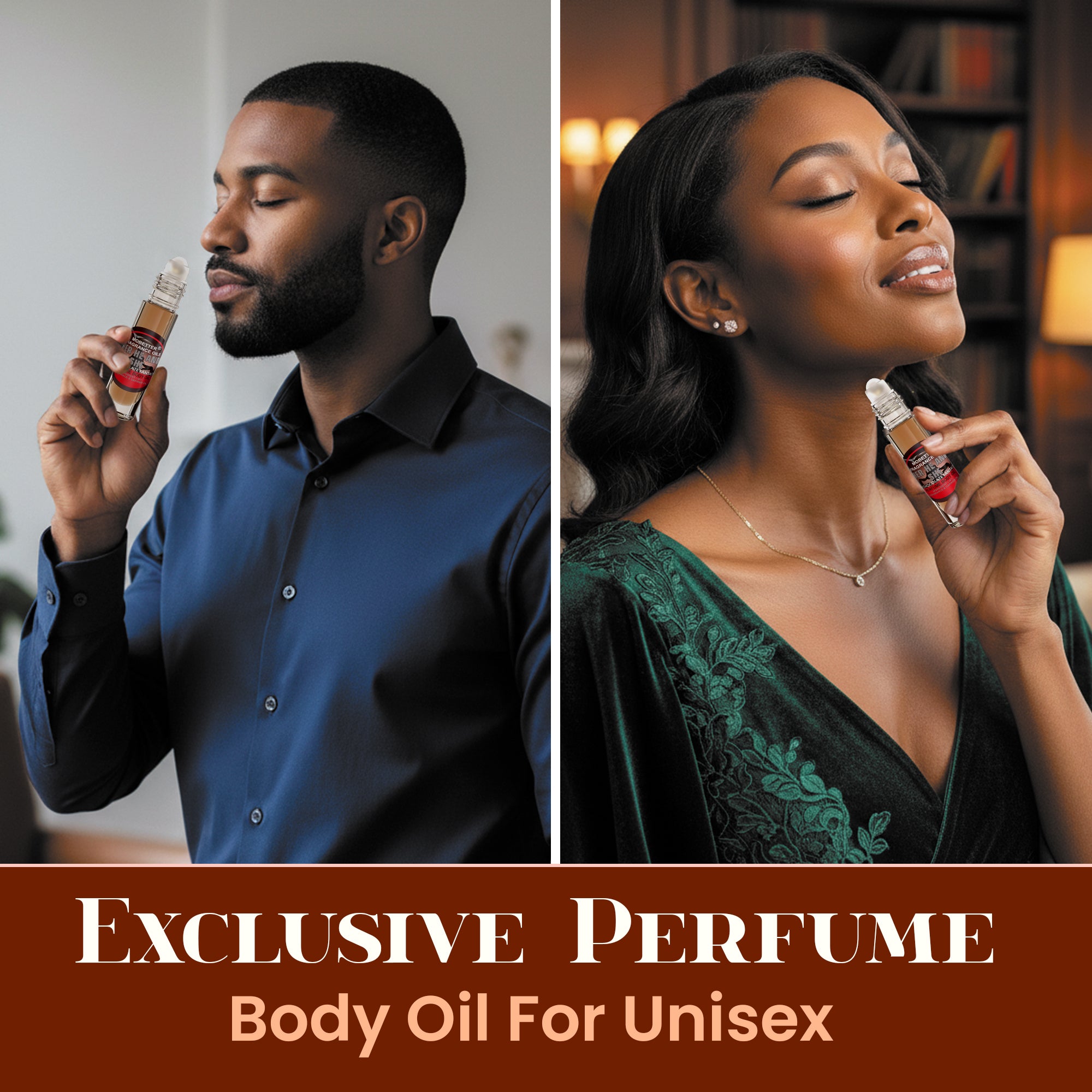 Image of Her He and She Chocolate Fantasy Perfume Body Oil