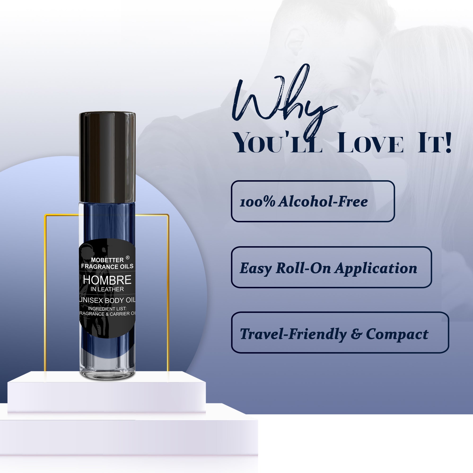 Image of Hombre In Leather Perfume Body Oil