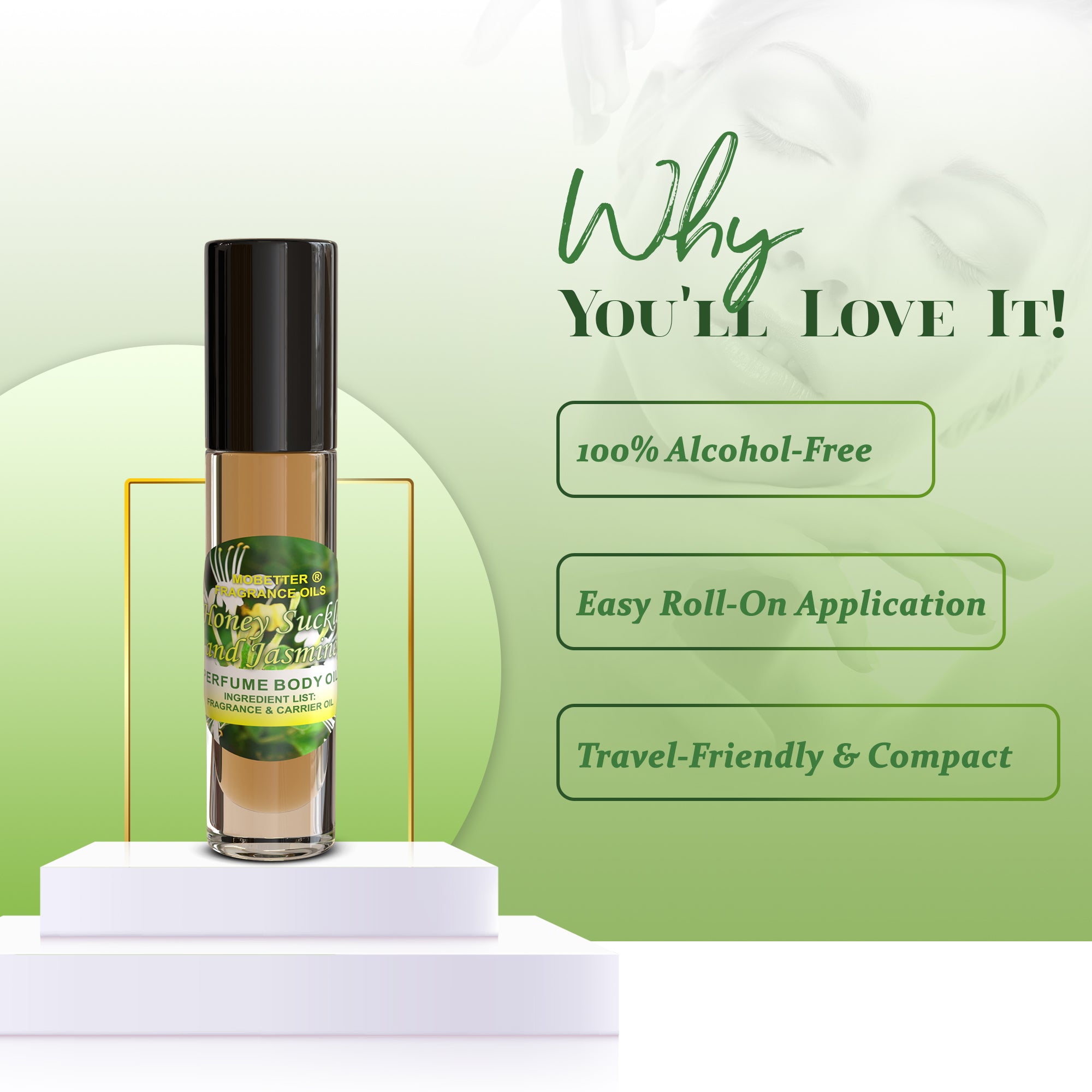 Image of Honey Suckle and Jasmine Perfume Body Oil