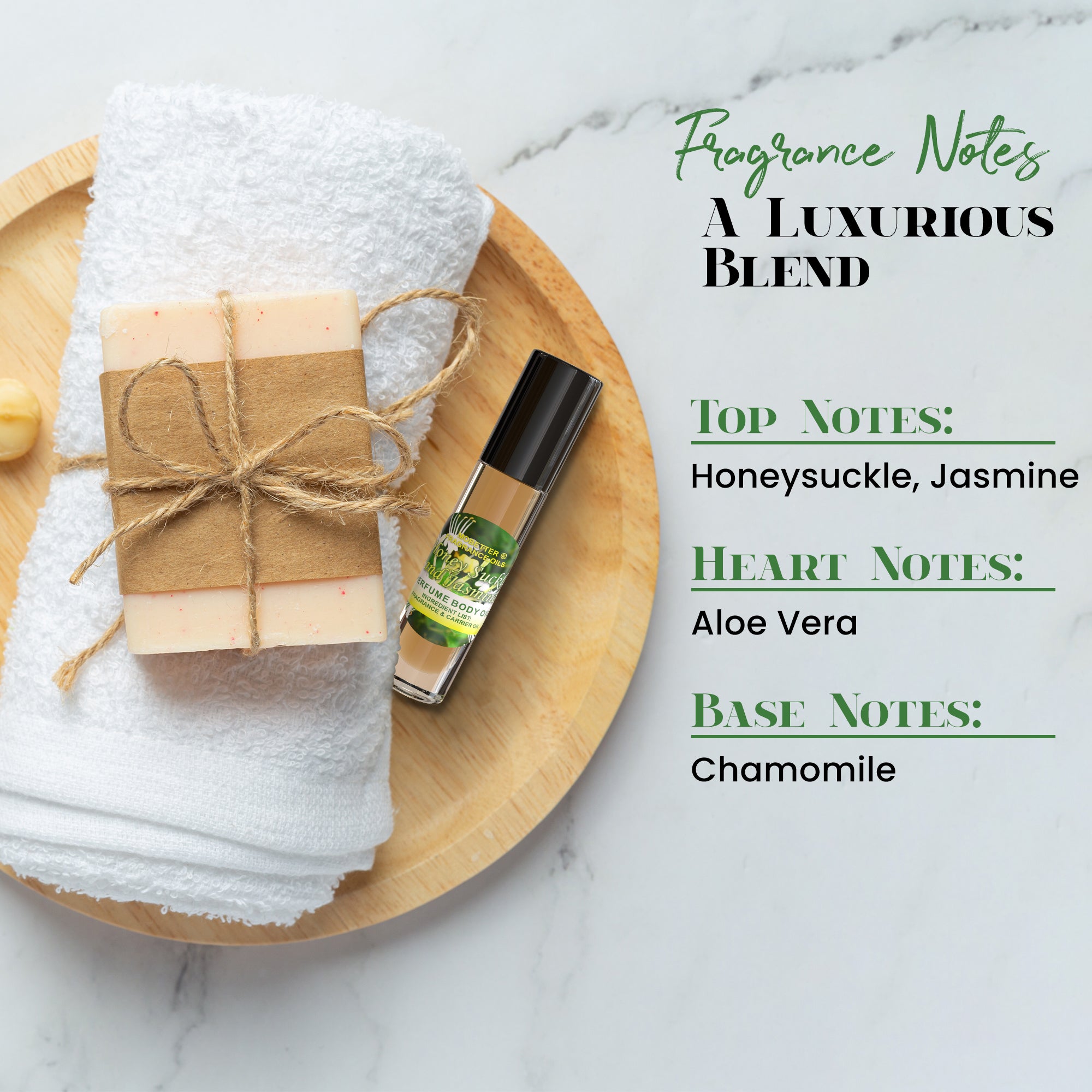 Image of Honey Suckle and Jasmine Perfume Body Oil