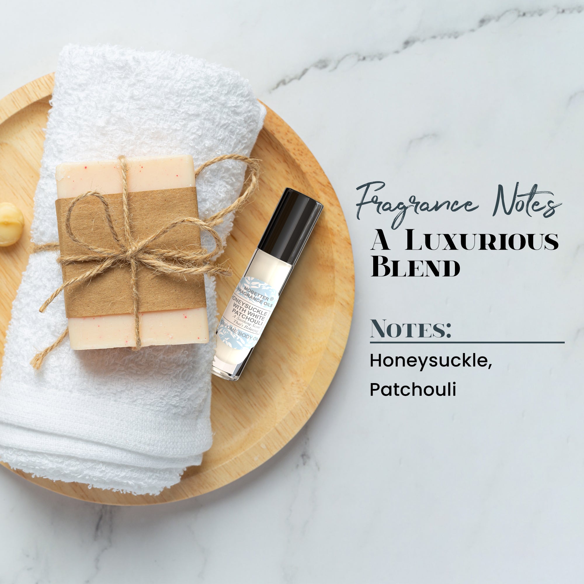 Image of Honeysuckle with White Patchouli Perfume Body Oil