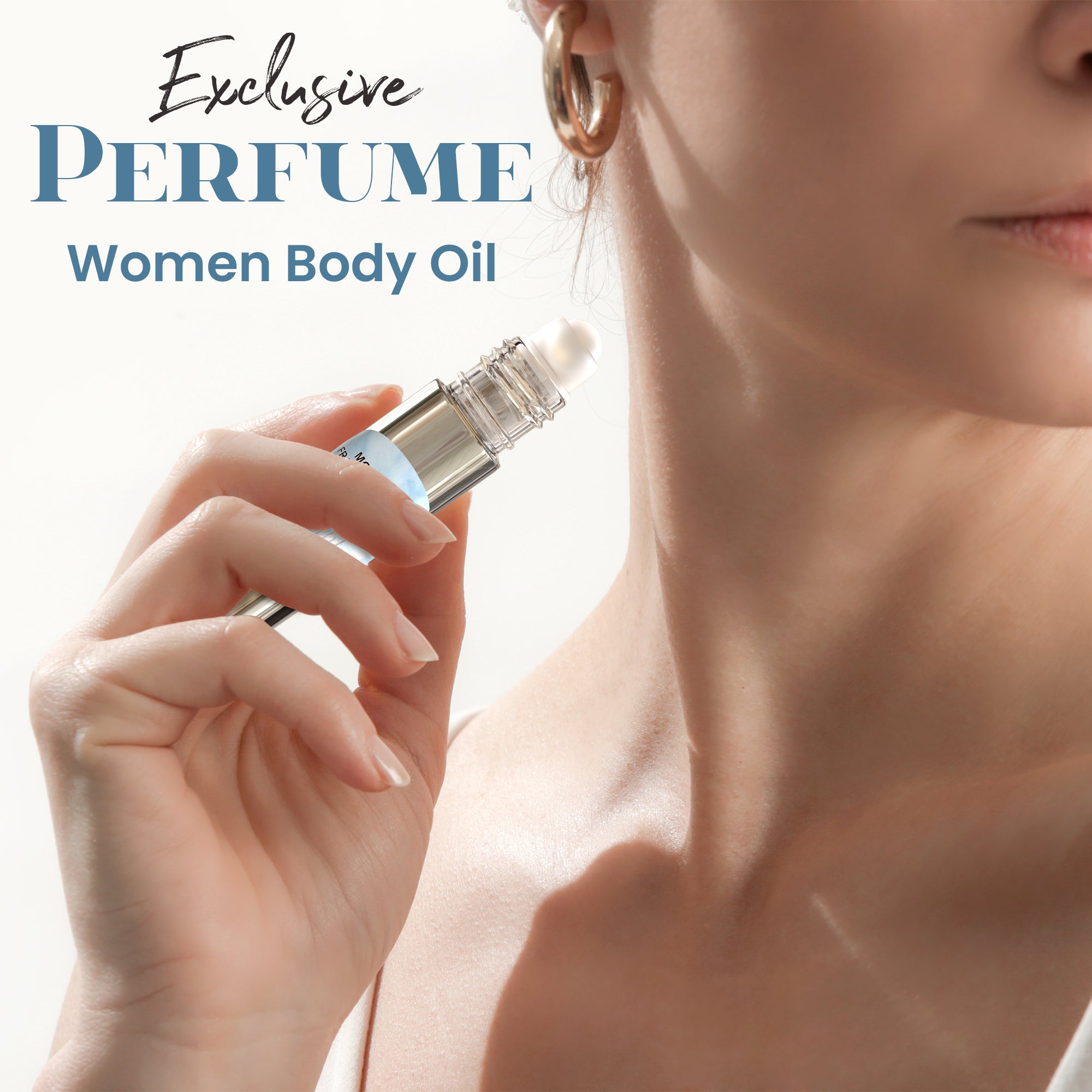 Image of Hues of Blue Light Women Perfume Body Oil