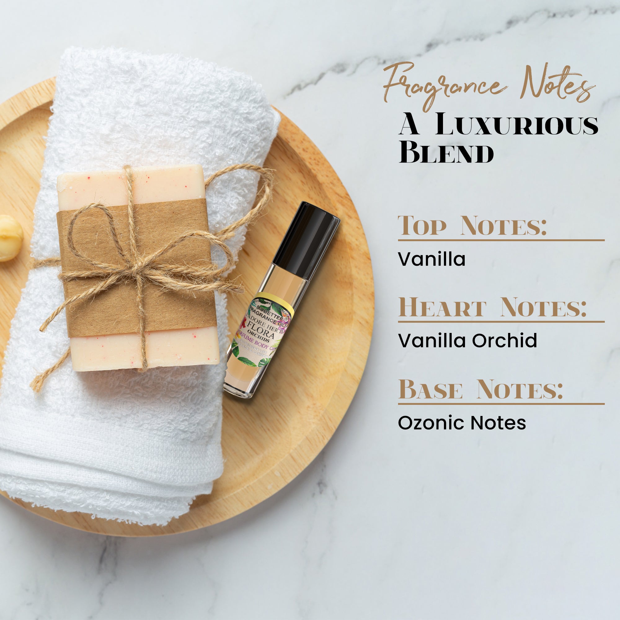 Image of I Adore Her In Flora Orchids Perfume Body Oil