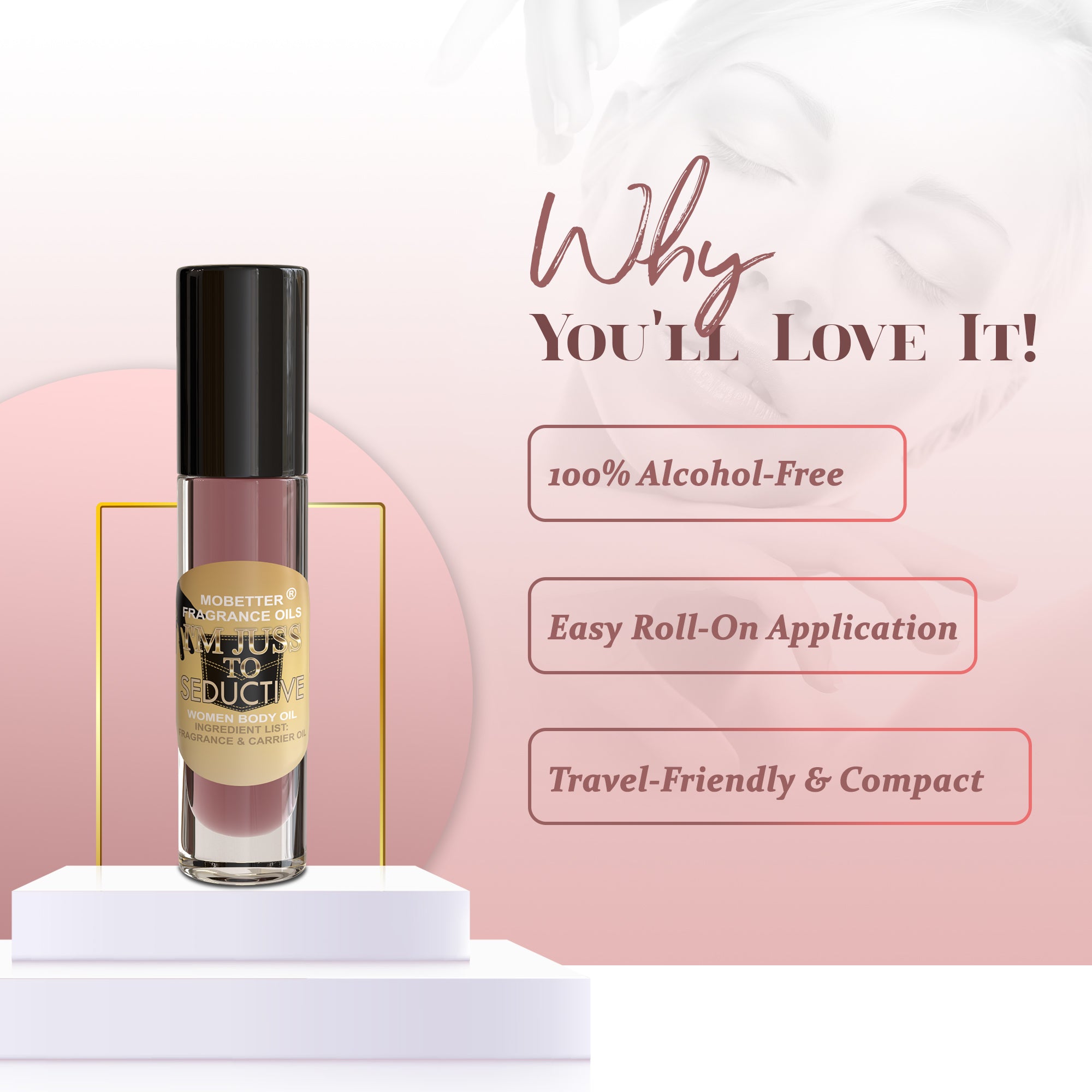 Image of I'm Juss To Seductive Women Perfume Body Oil