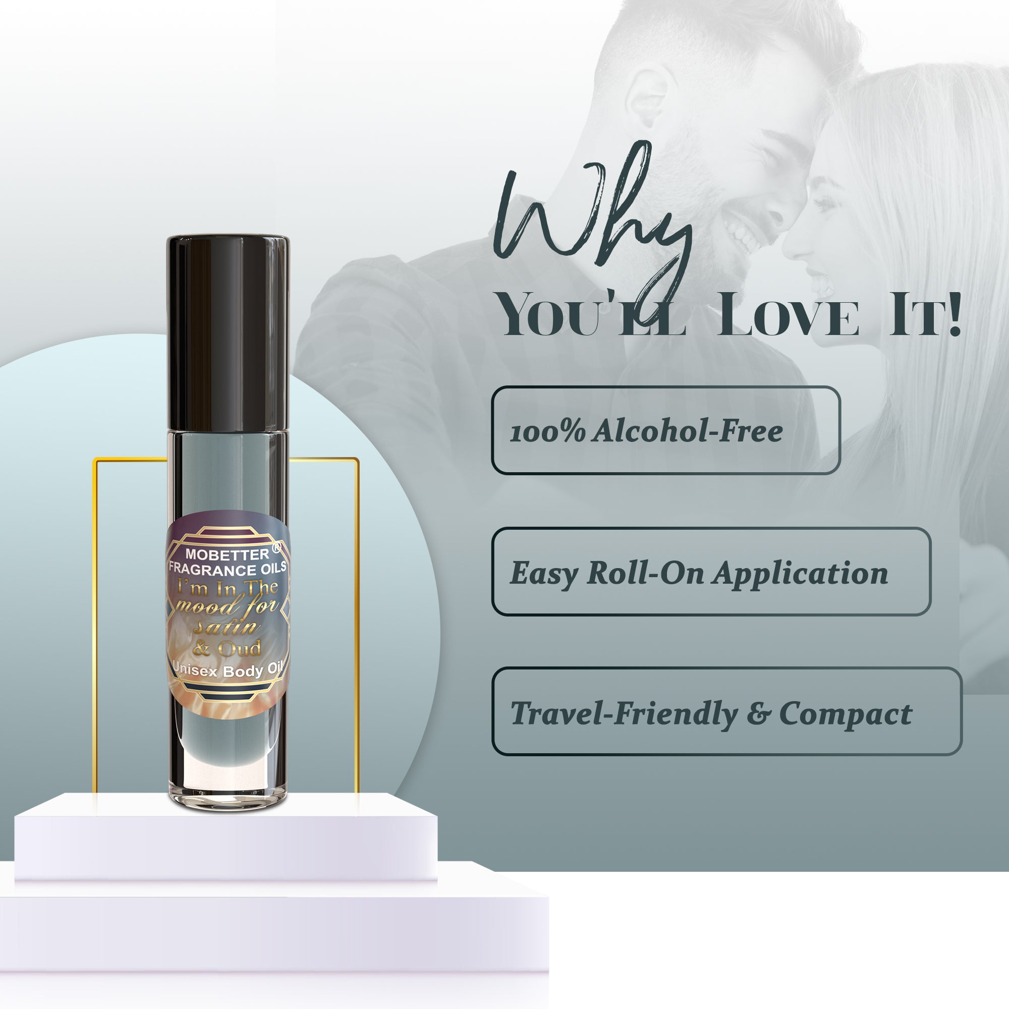 Image of I'm in The Mood for Satin & Oud Perfume Body Oil