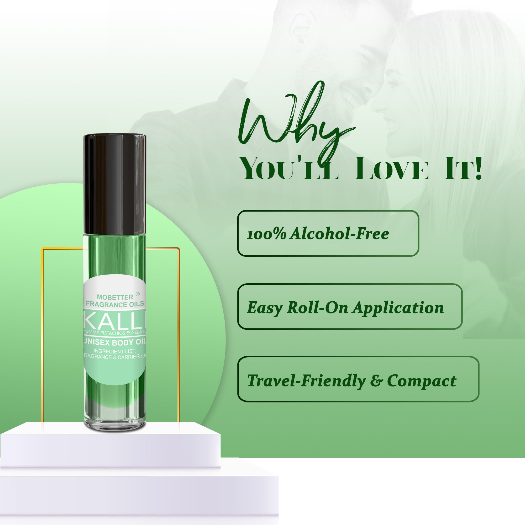 Image of Kalli Yummy Pistachios & Gelato Perfume Body Oil