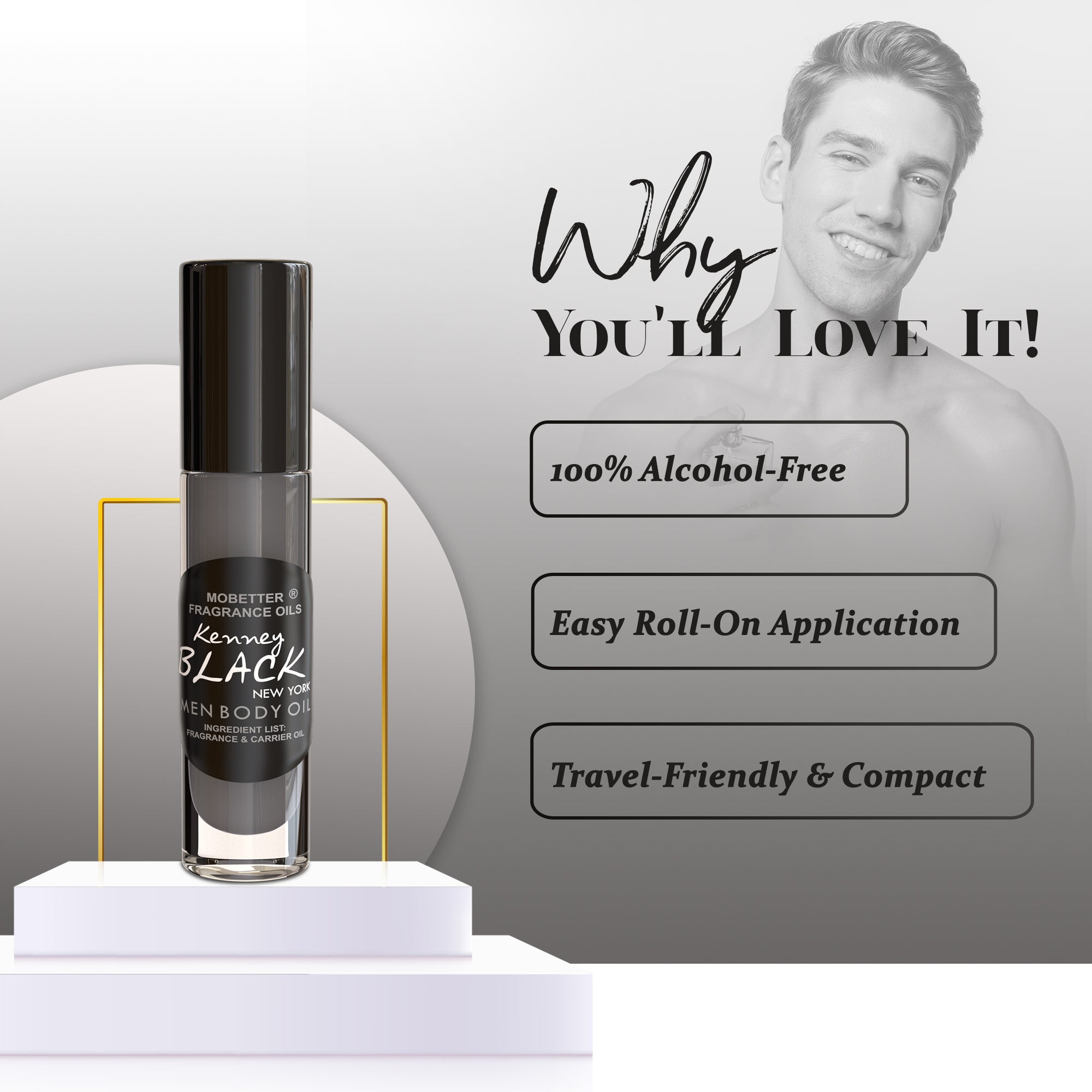 Image of Kenney Black New York Perfume Body Oil