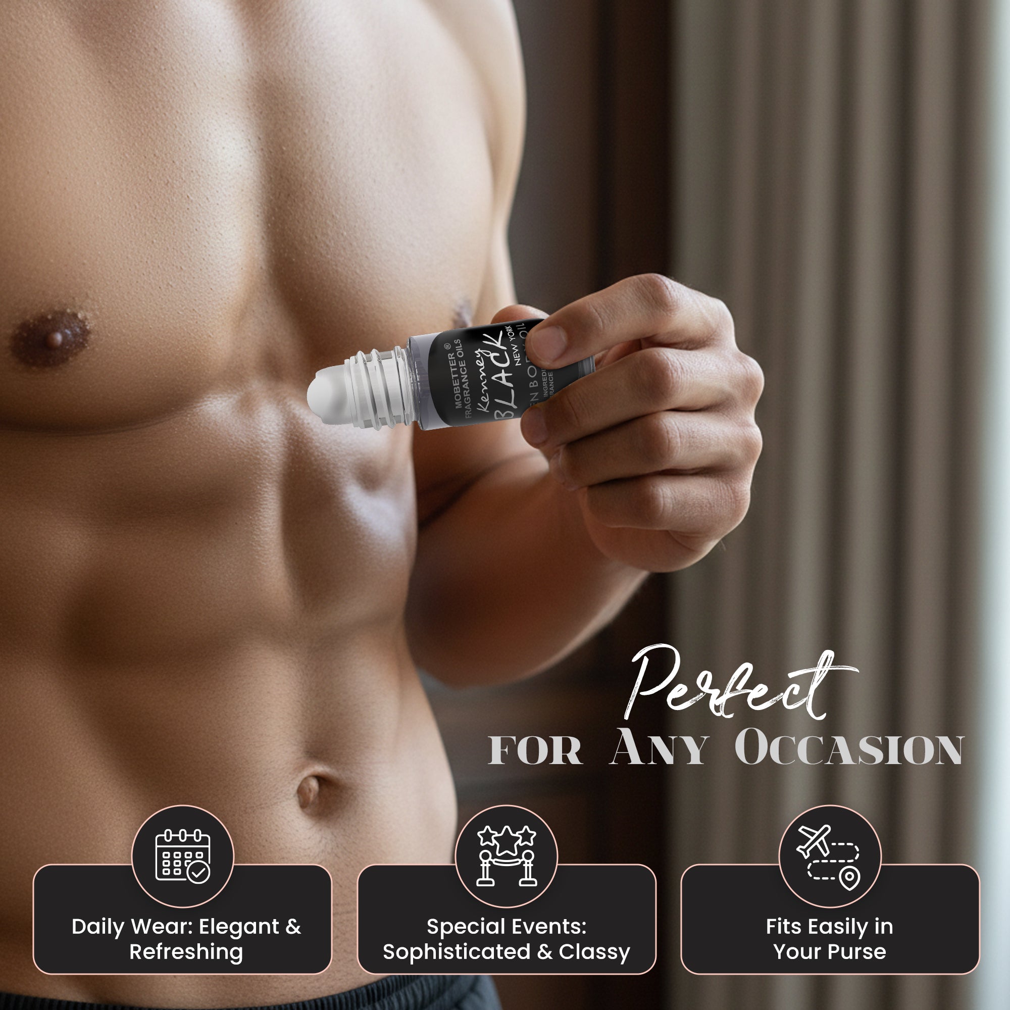 Image of Kenney Black New York 1 Oz Perfume Body Oil