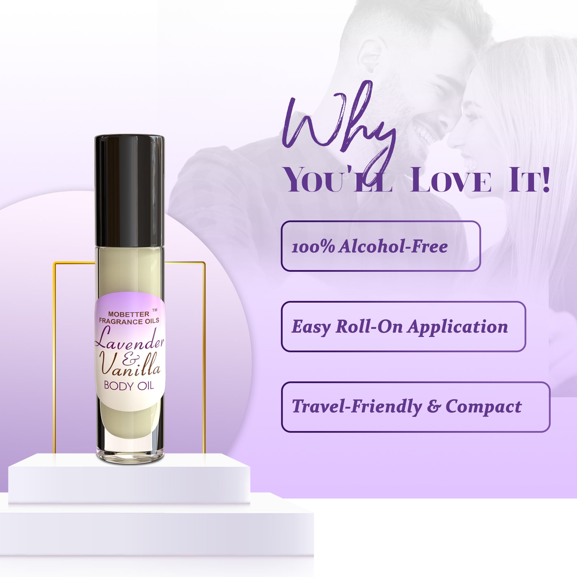 Image of Lavender & Vanilla Perfume Body Oil