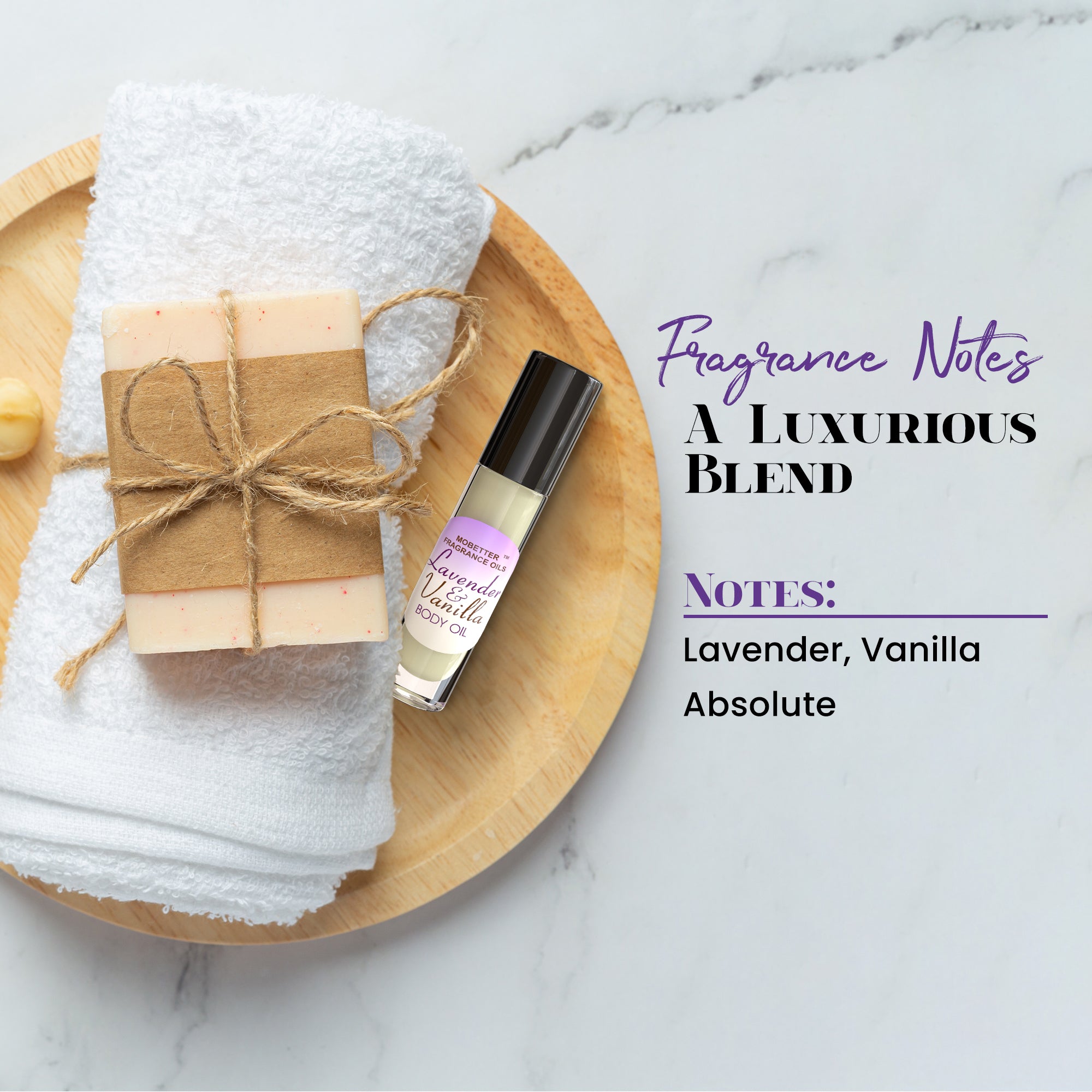 Image of Lavender & Vanilla Perfume Body Oil