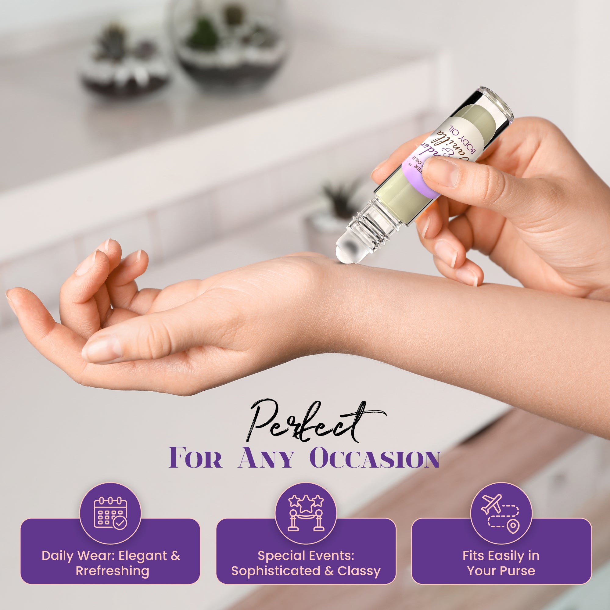 Image of Lavender & Vanilla Perfume Body Oil