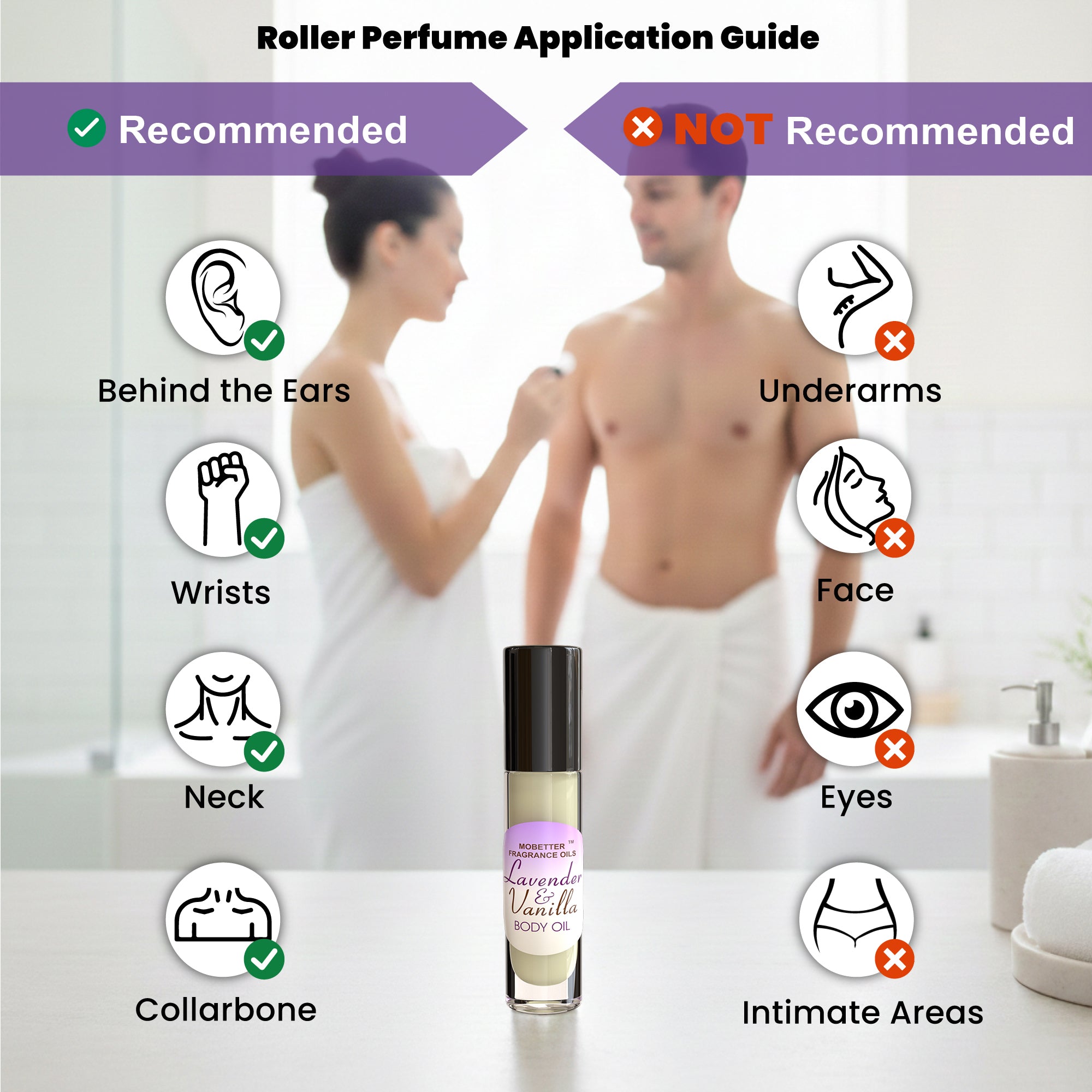 Image of Lavender & Vanilla Perfume Body Oil