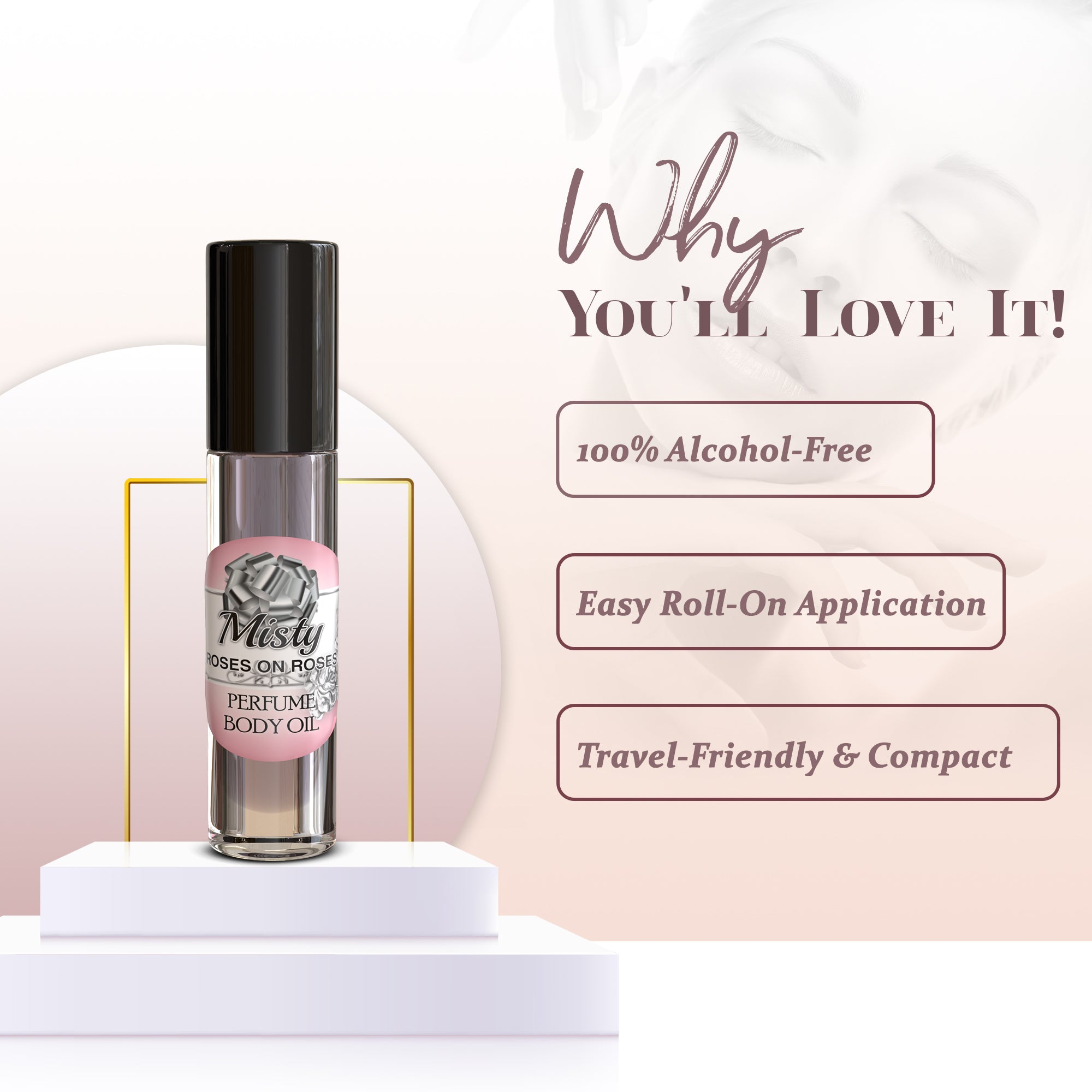 Image of Misty Roses On Roses Perfume Body Oil