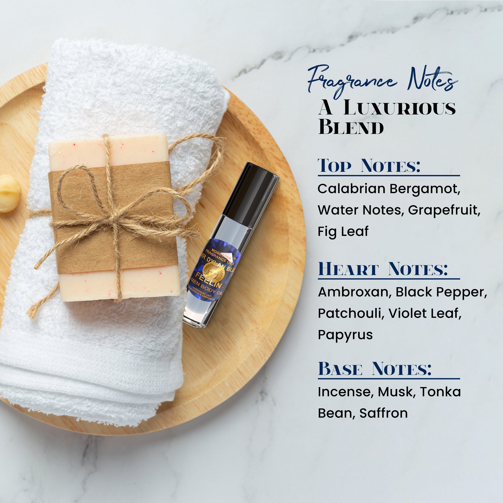 Image of Mr Dylan Blue Feelin Perfume Body Oil