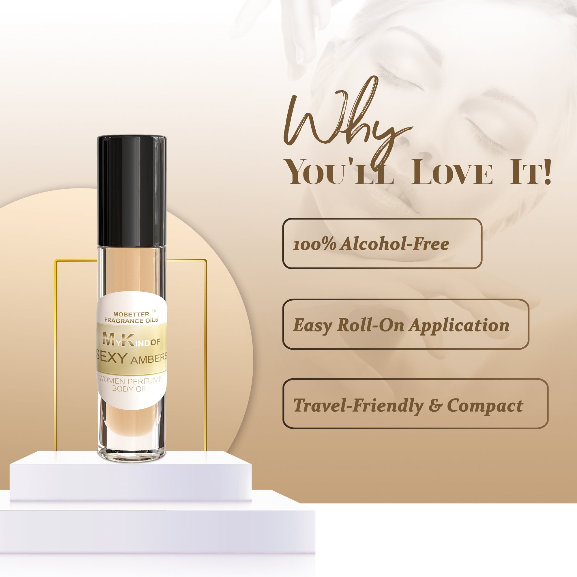 Image of My Kind of Sexy Ambers Perfume Body Oil
