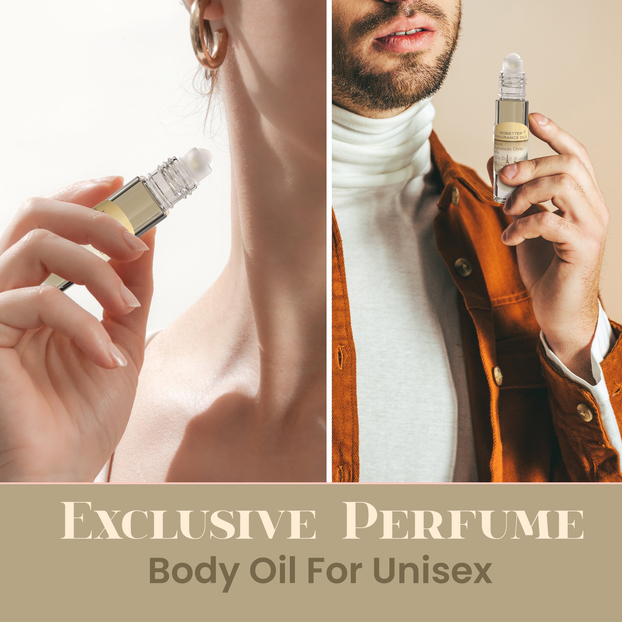 Image of Over Paris Gentle Fluid & Golden Perfume Body Oil