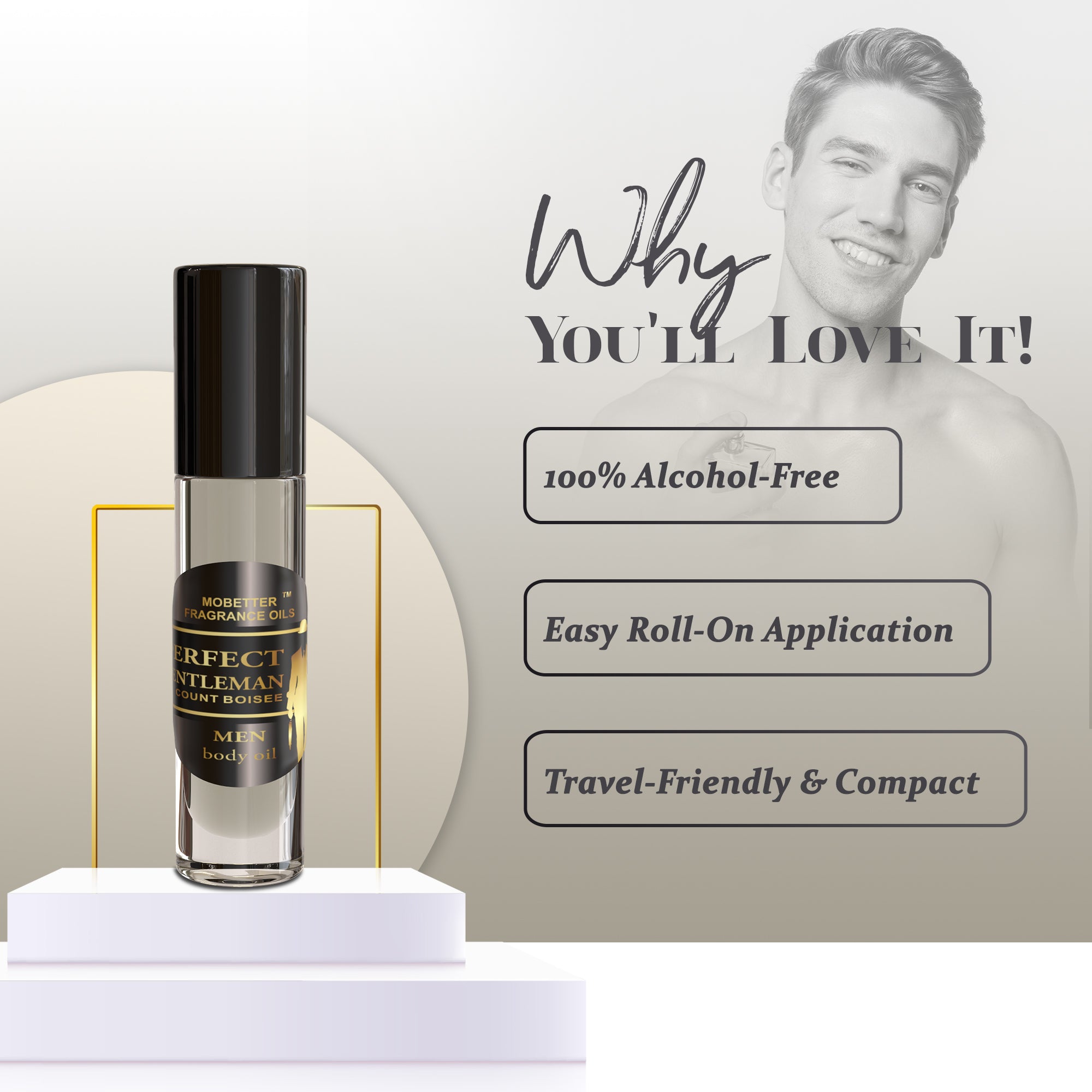 Image of Perfect Gentleman Count Boisee Perfume Body Oil
