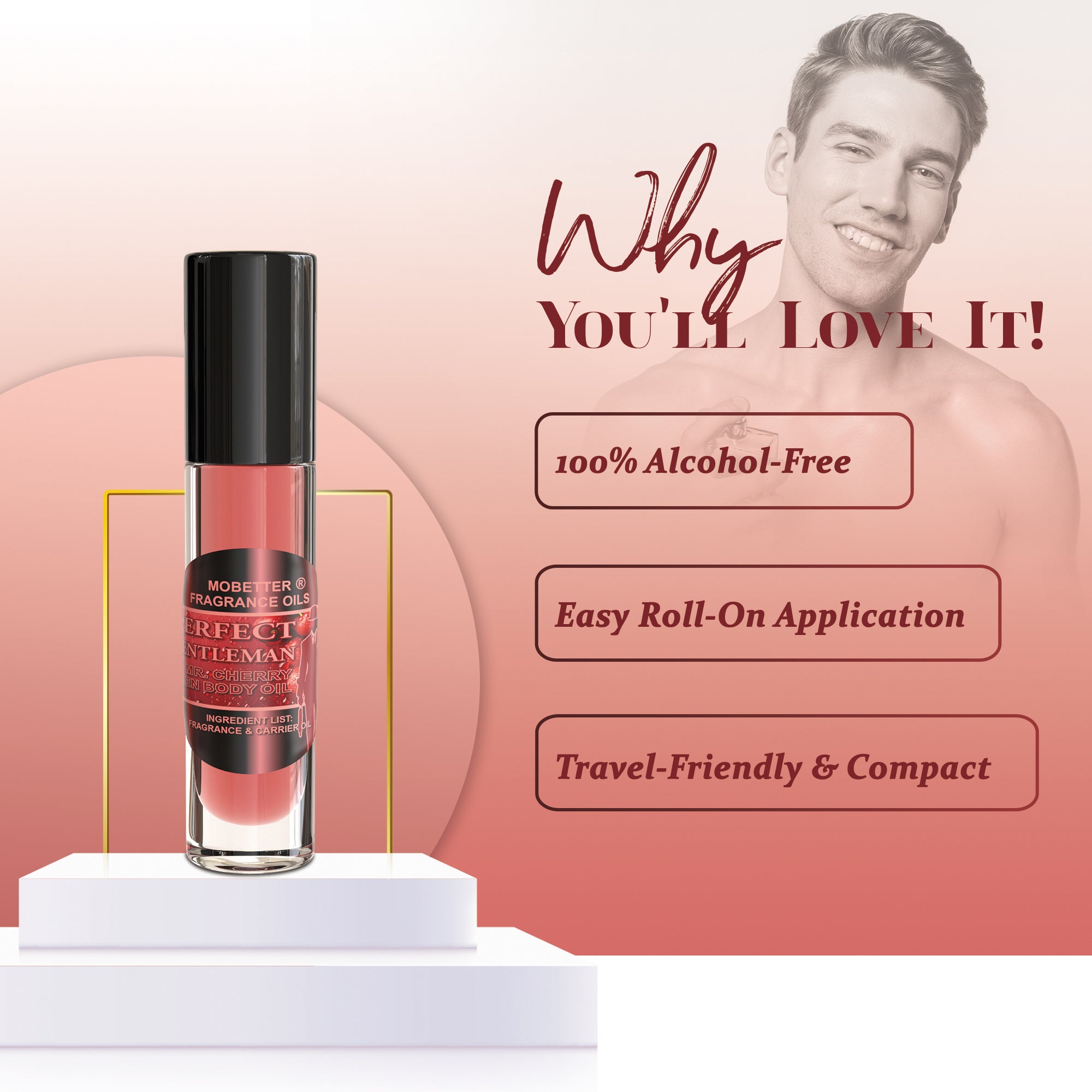 Image of Perfect Gentleman Mr. Cherry Perfume Body Oil