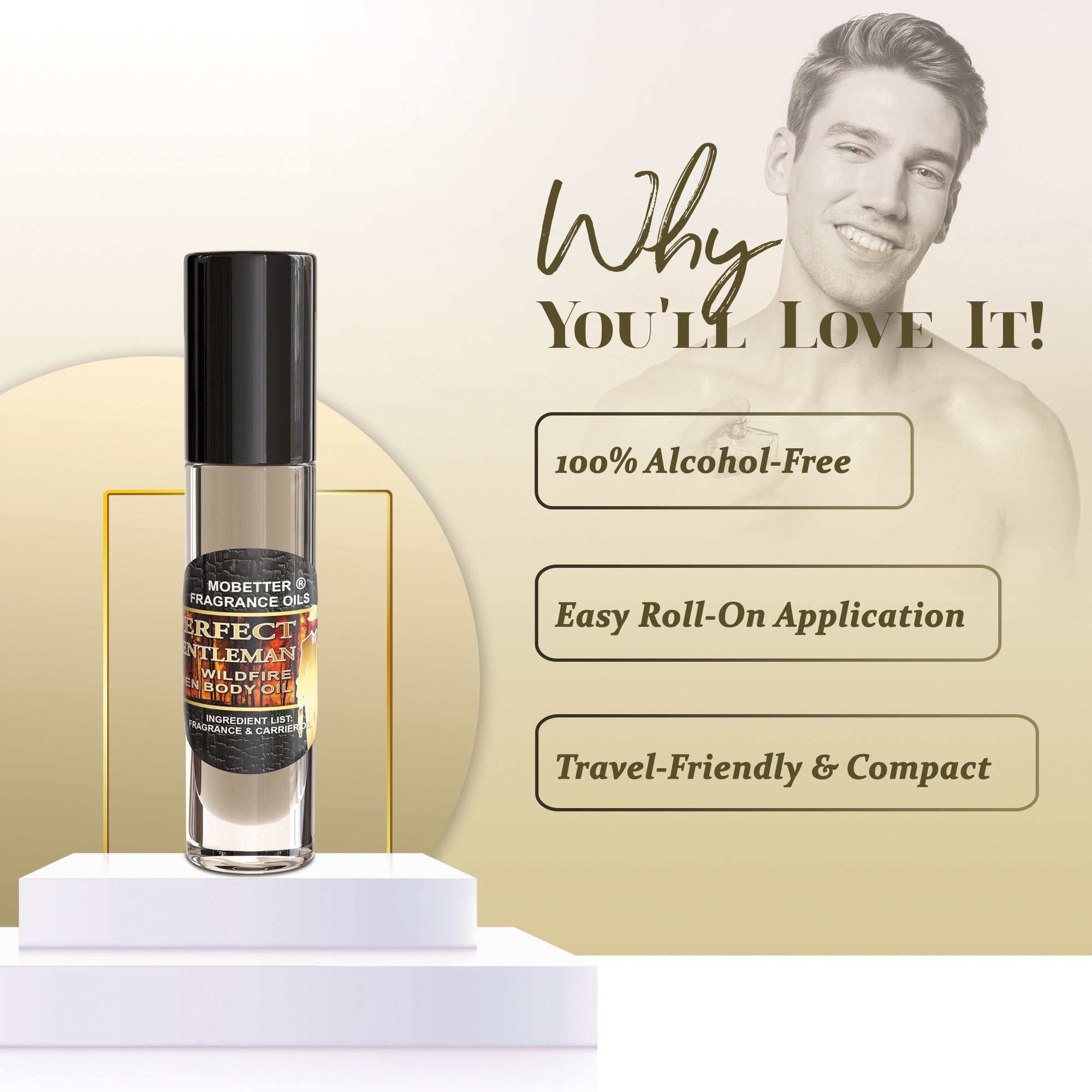Image of Perfect Gentleman Wildfire Perfume Body Oil