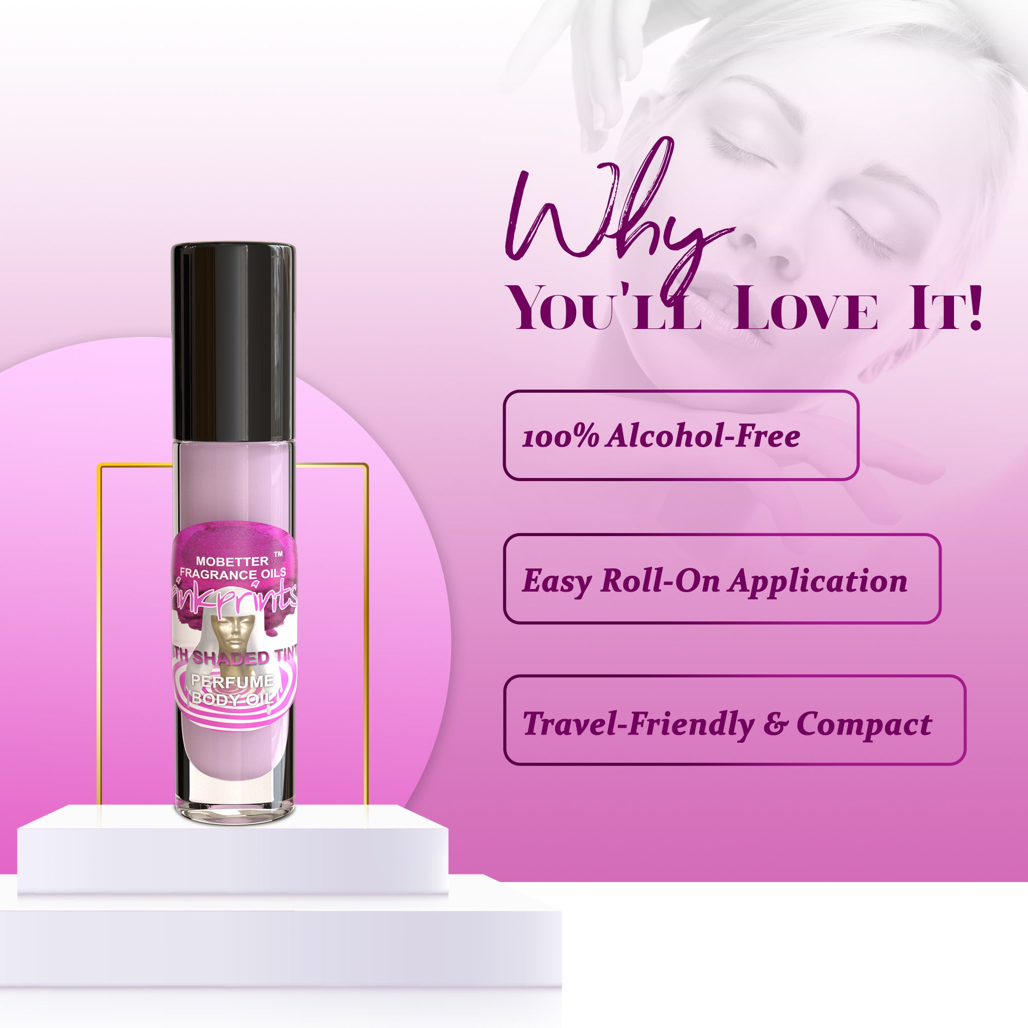 Image of PinkPrints With Shaded Tints Perfume Body Oil