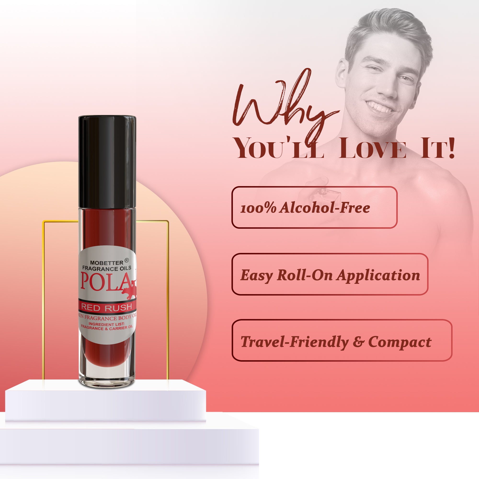 Image of Pola Red Rush Perfume Body Oil