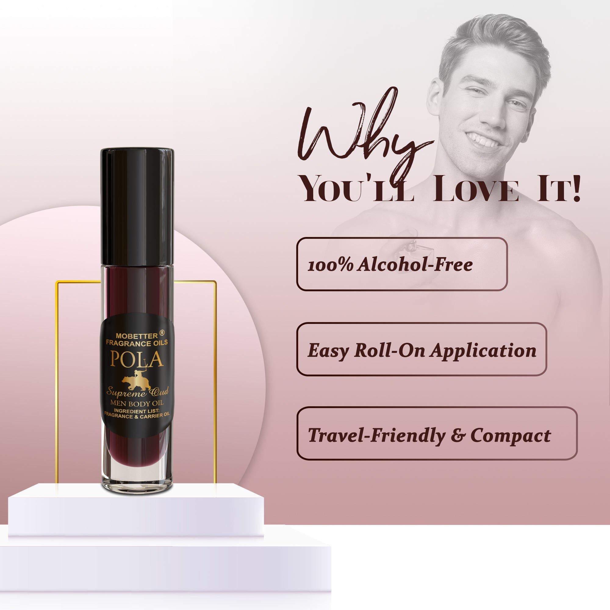 Image of Pola Supreme Oud Perfume Body Oil
