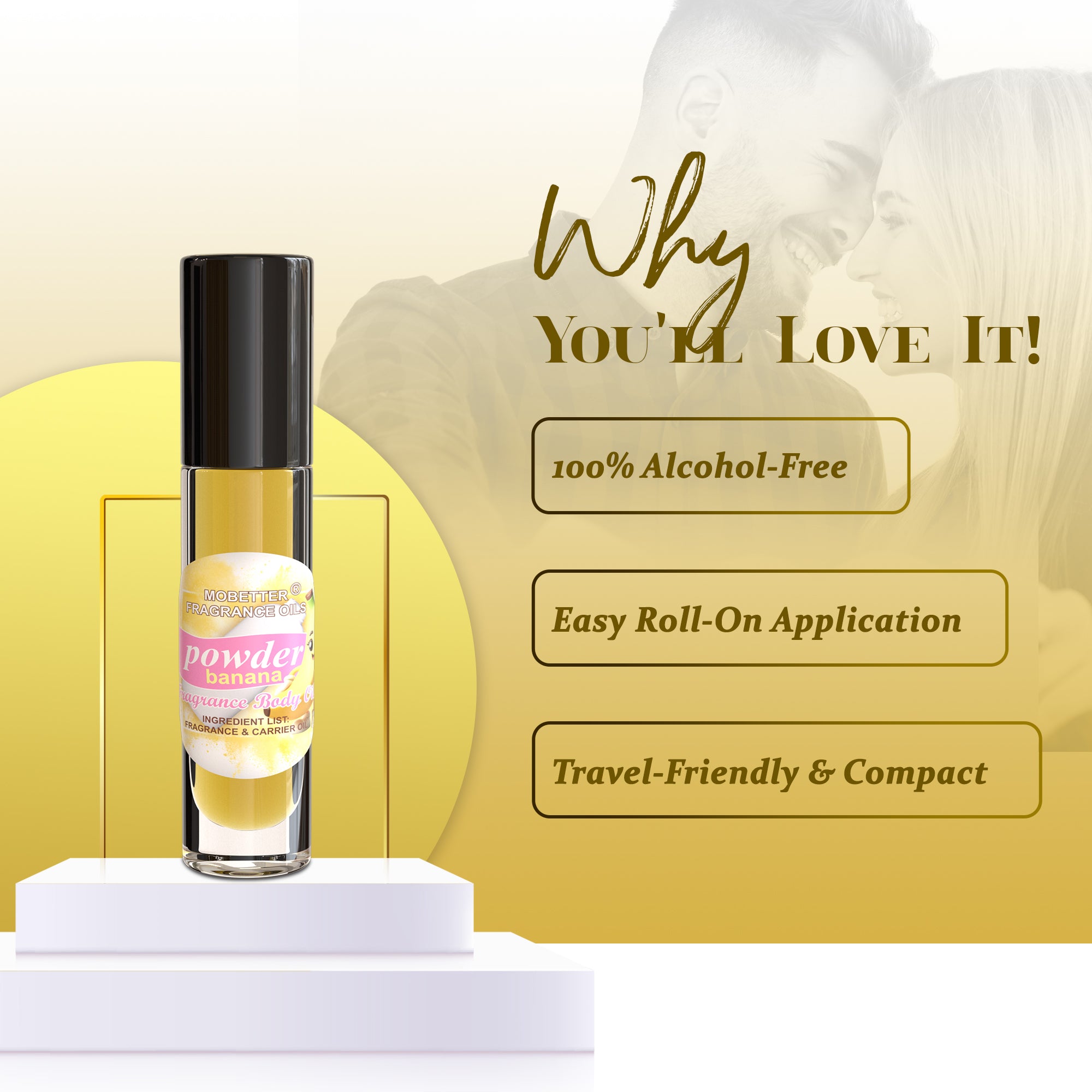 Image of Powder Banana Perfume Body Oil