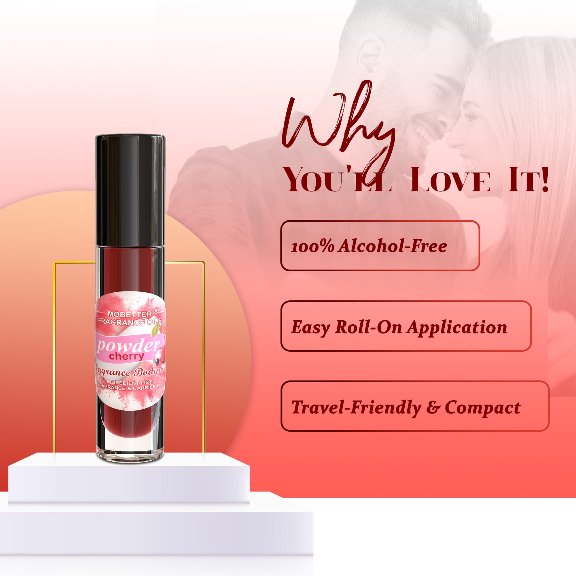 Image of Powder Cherry Perfume Body Oil