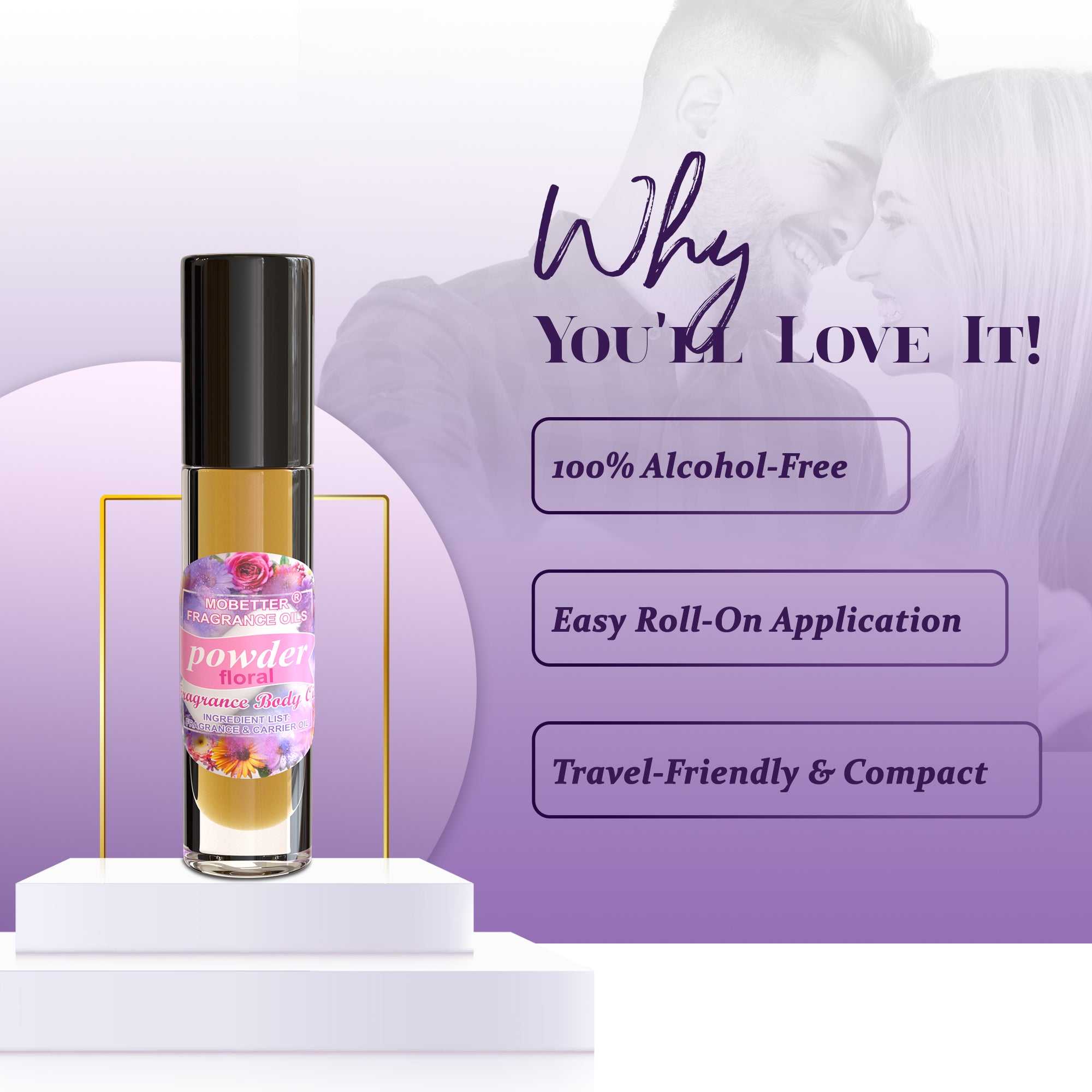 Image of Powder Floral Perfume Body Oil