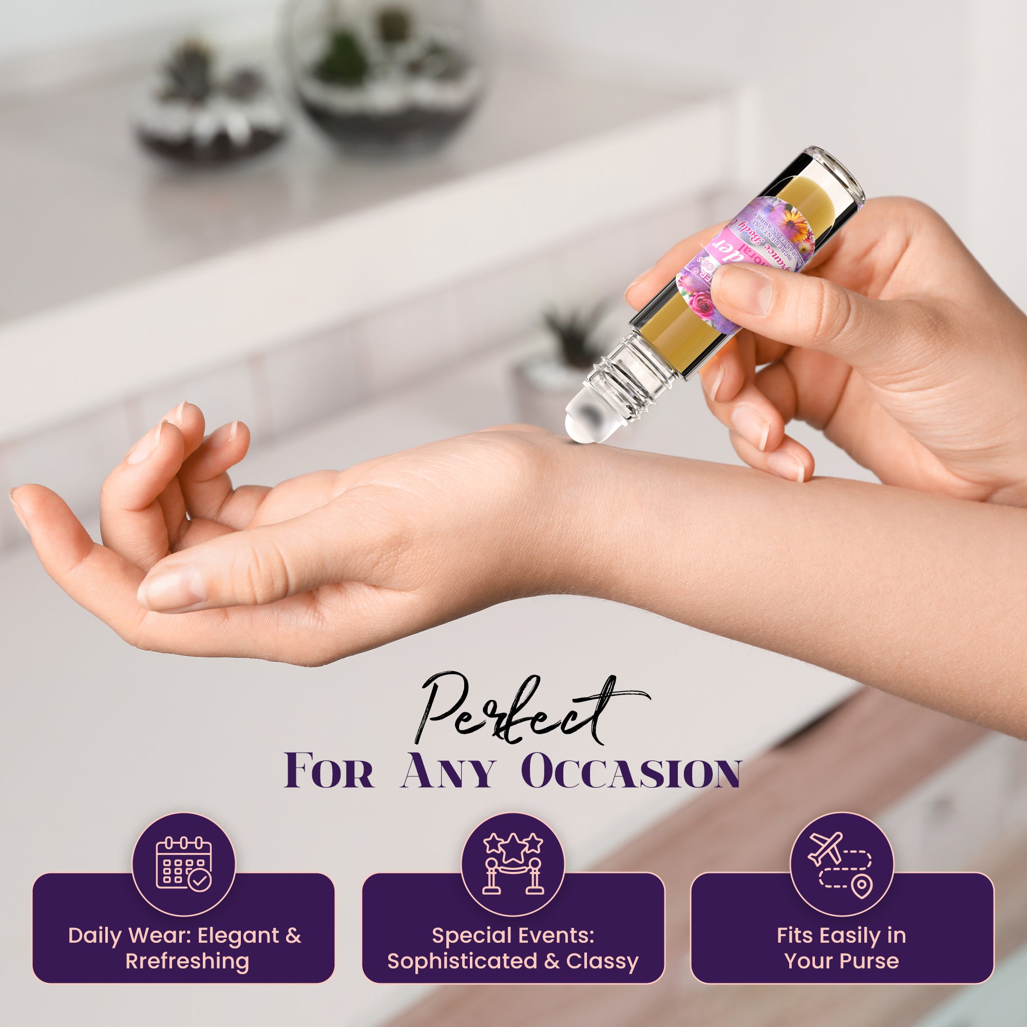 Image of Powder Floral Perfume Body Oil