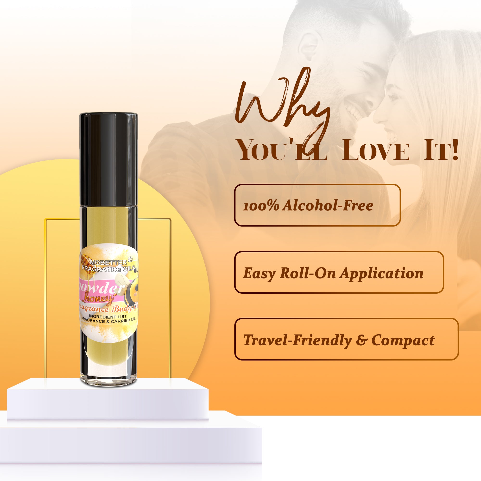 Image of Powder Honey Perfume Body Oil