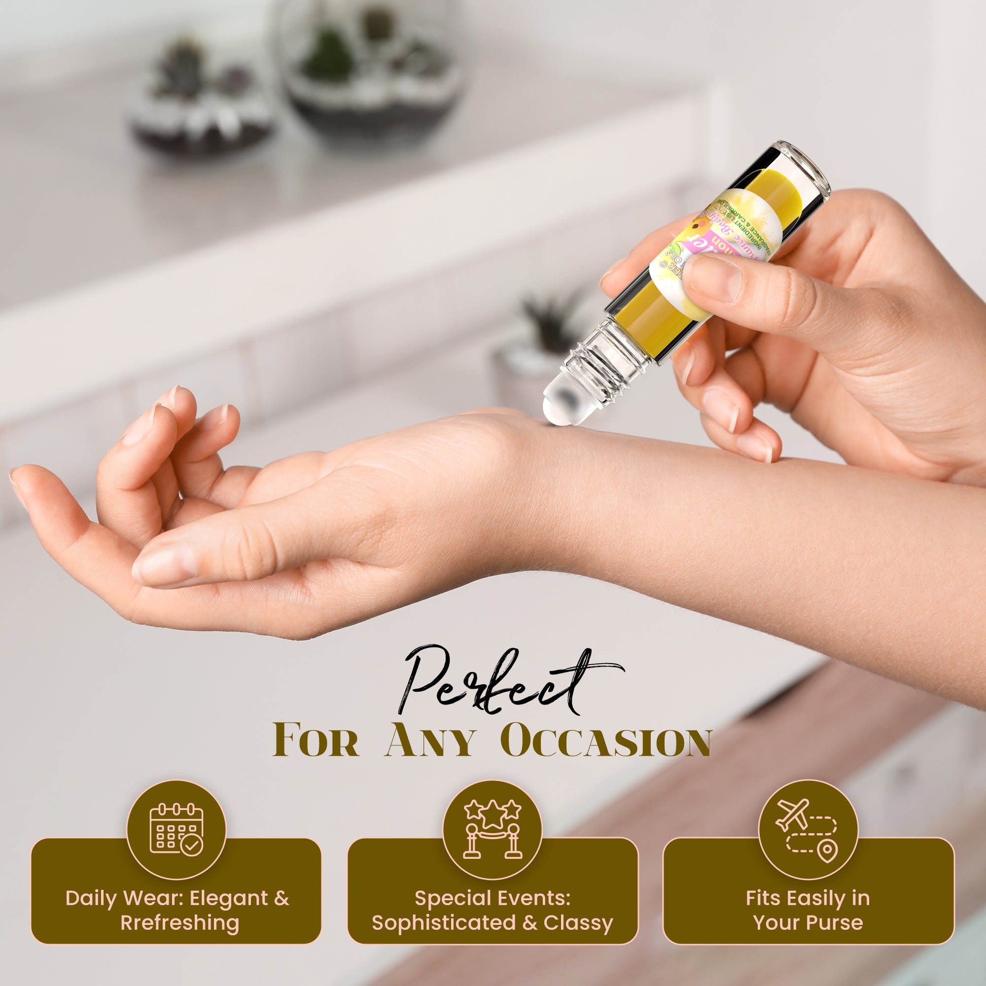 Image of Powder Lemon Perfume Body Oil