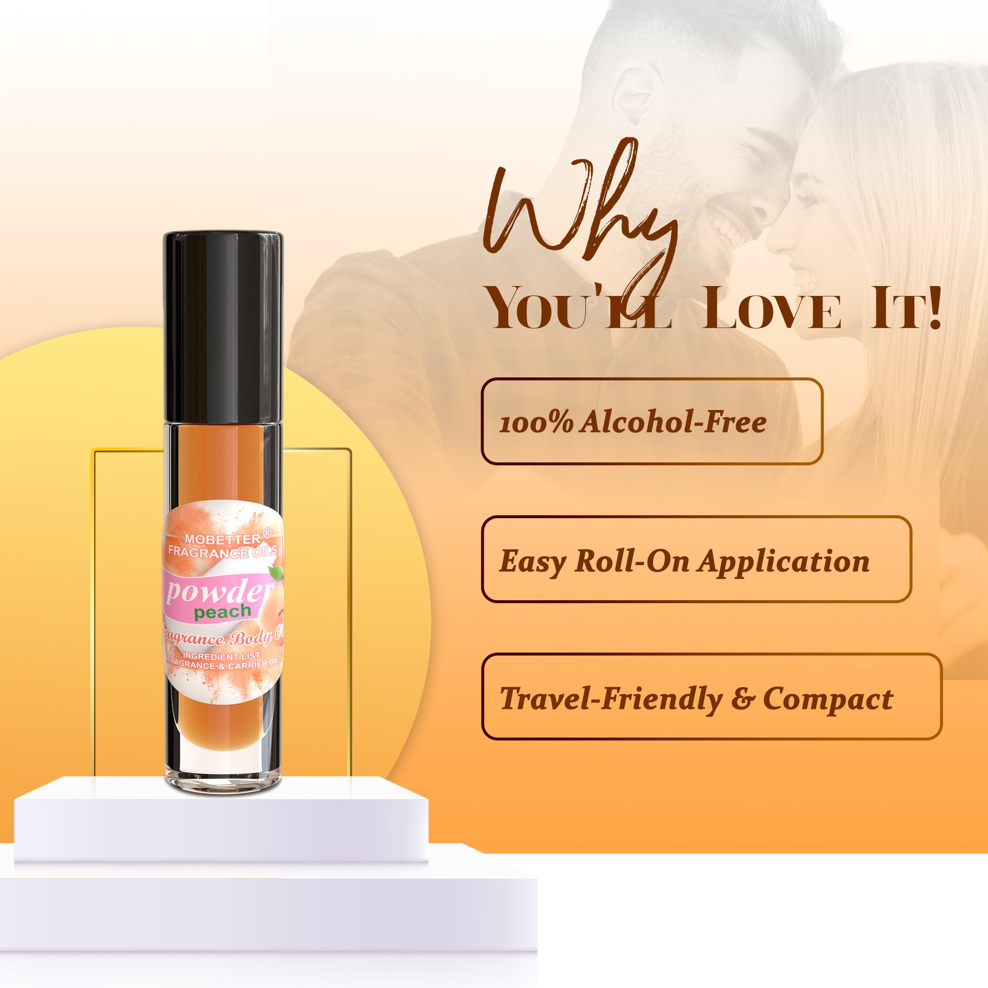 Image of Powder Peach Perfume Body Oil