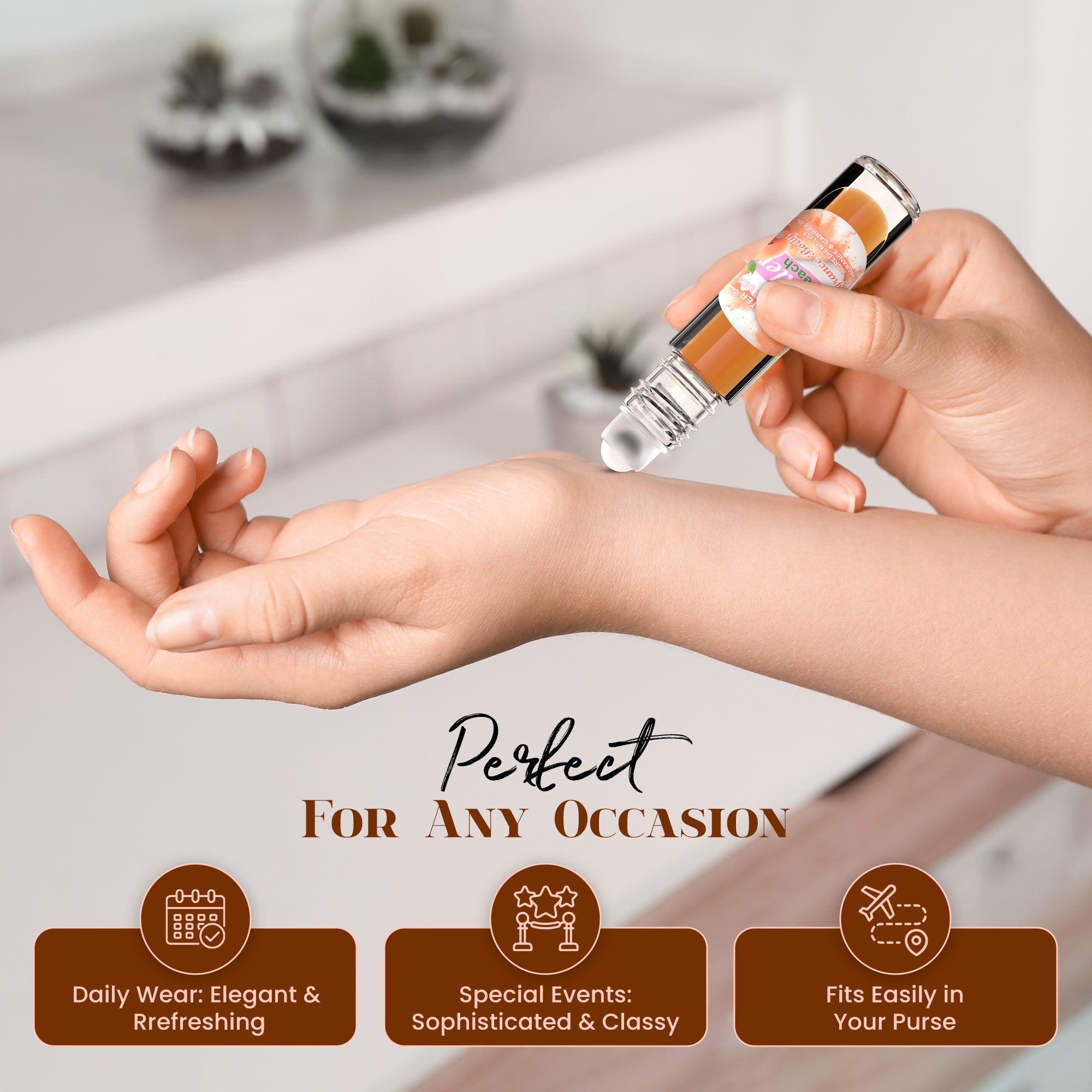 Image of Powder Peach Perfume Body Oil
