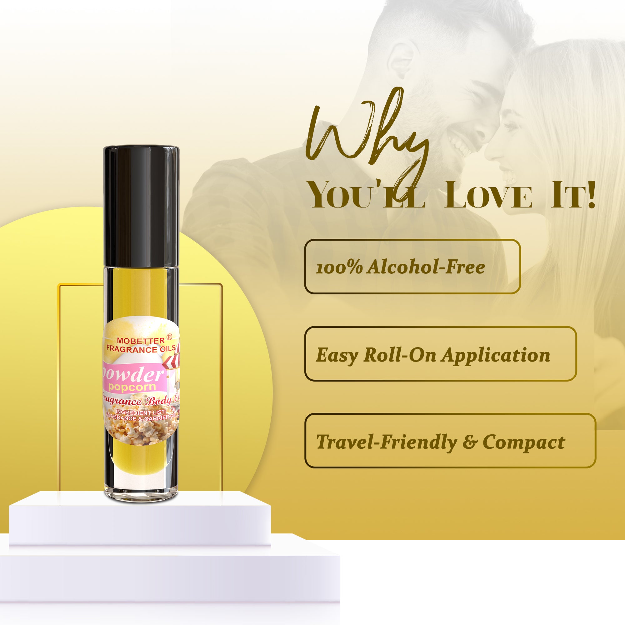 Image of Powder Popcorn Perfume Body Oil