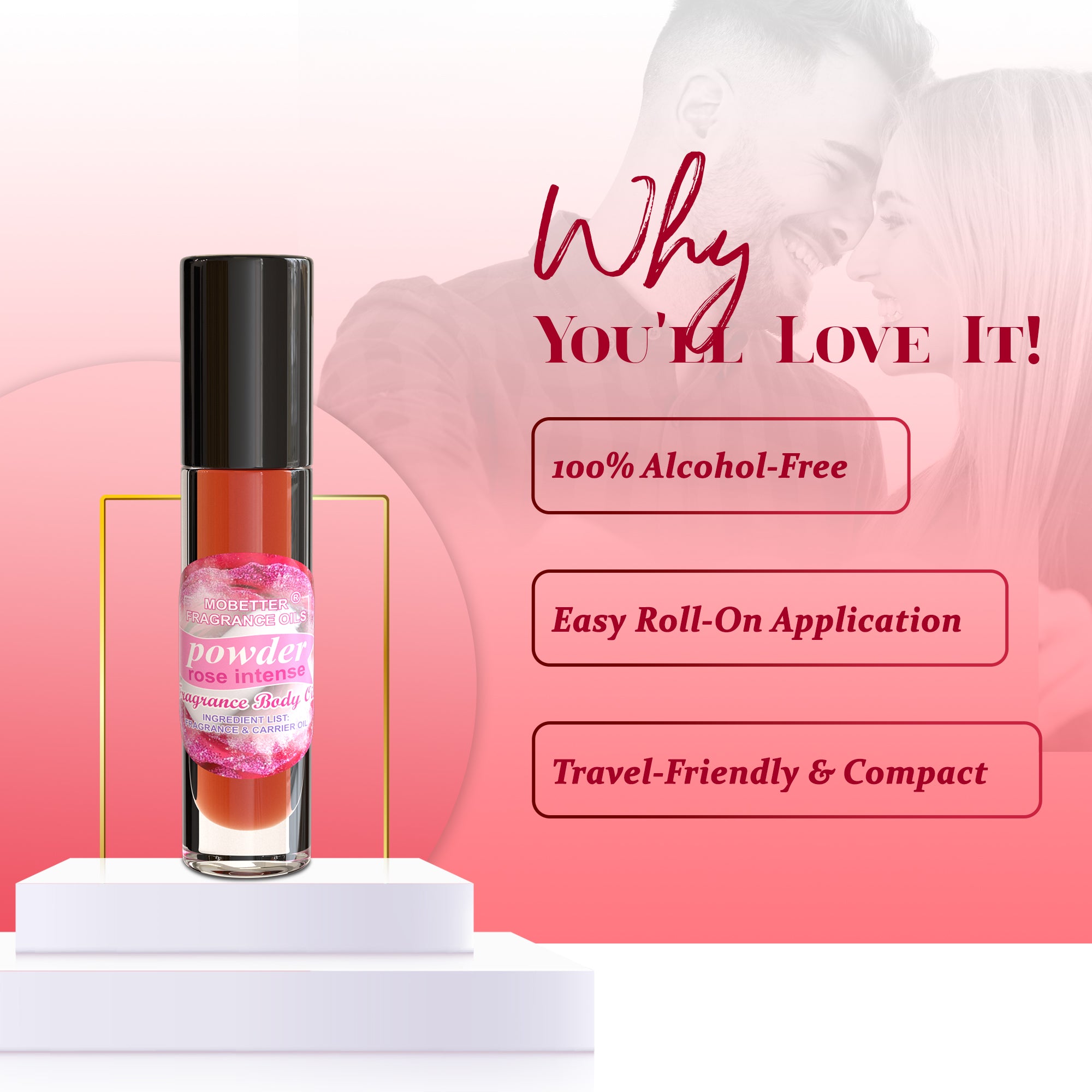Image of Powder Rose Intense Perfume Body Oil