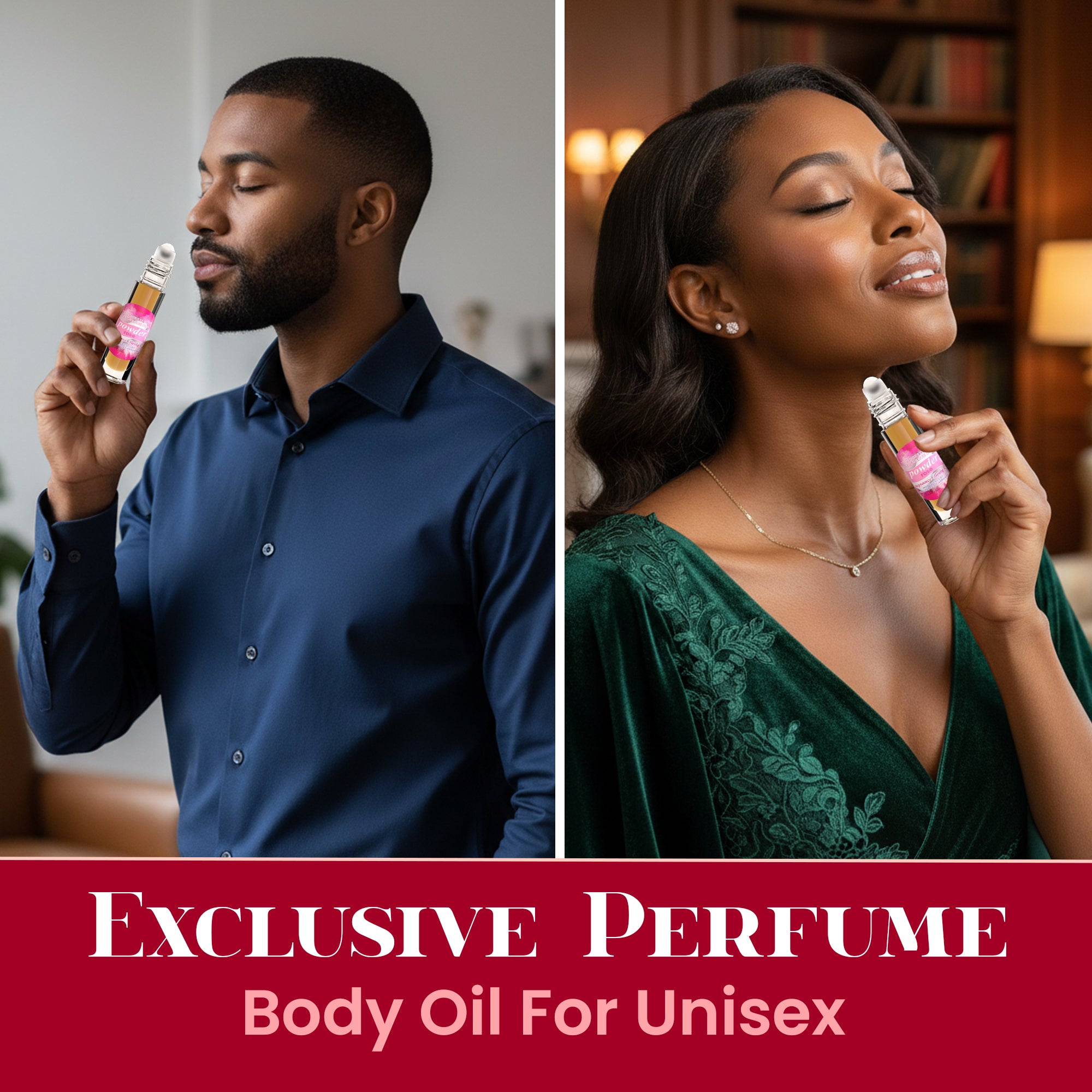 Image of Powder Rose Perfume Body Oil