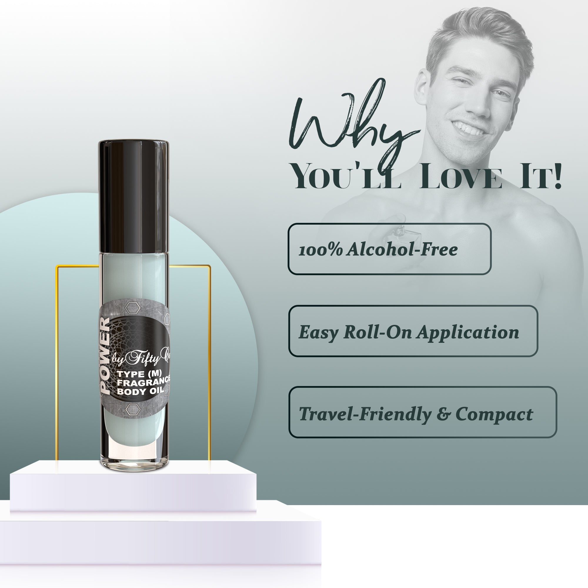 Image of Power By Fifty (50) Cent Perfume Body Oil