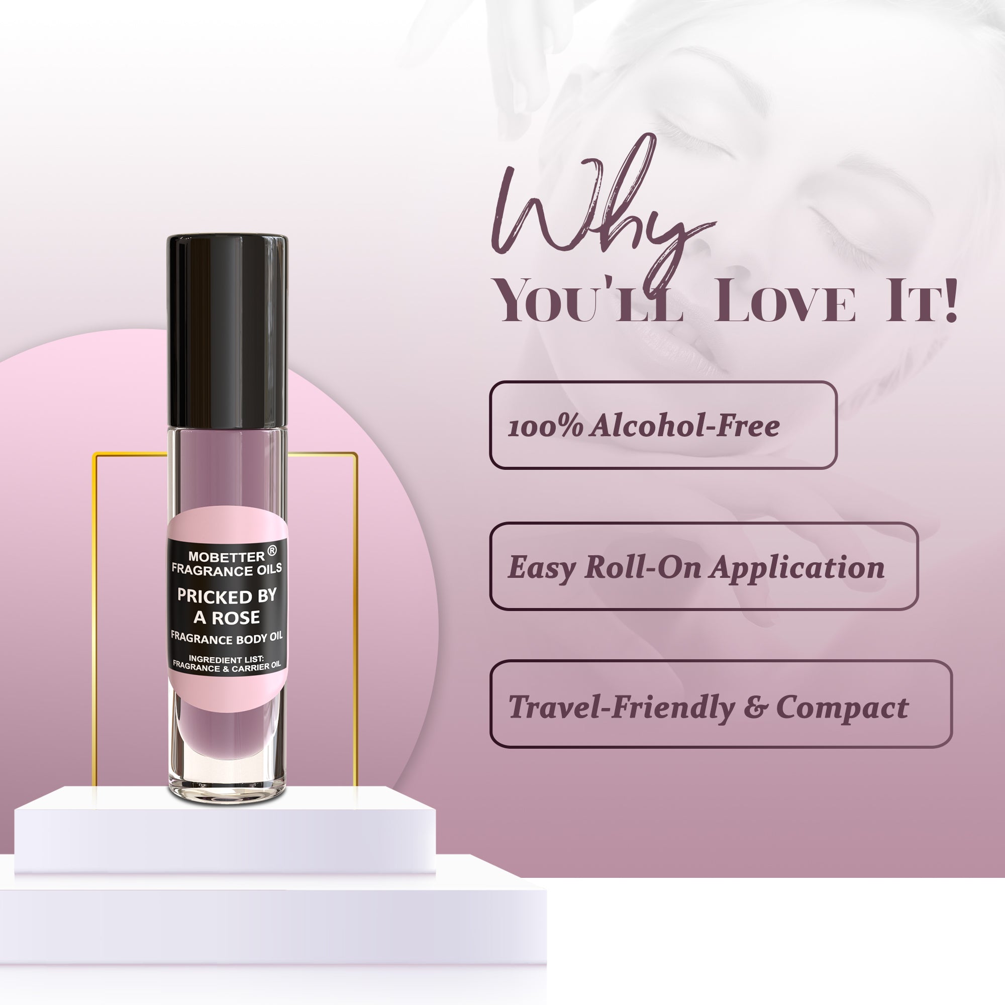 Image of Pricked By A Rose Perfume Body Oil