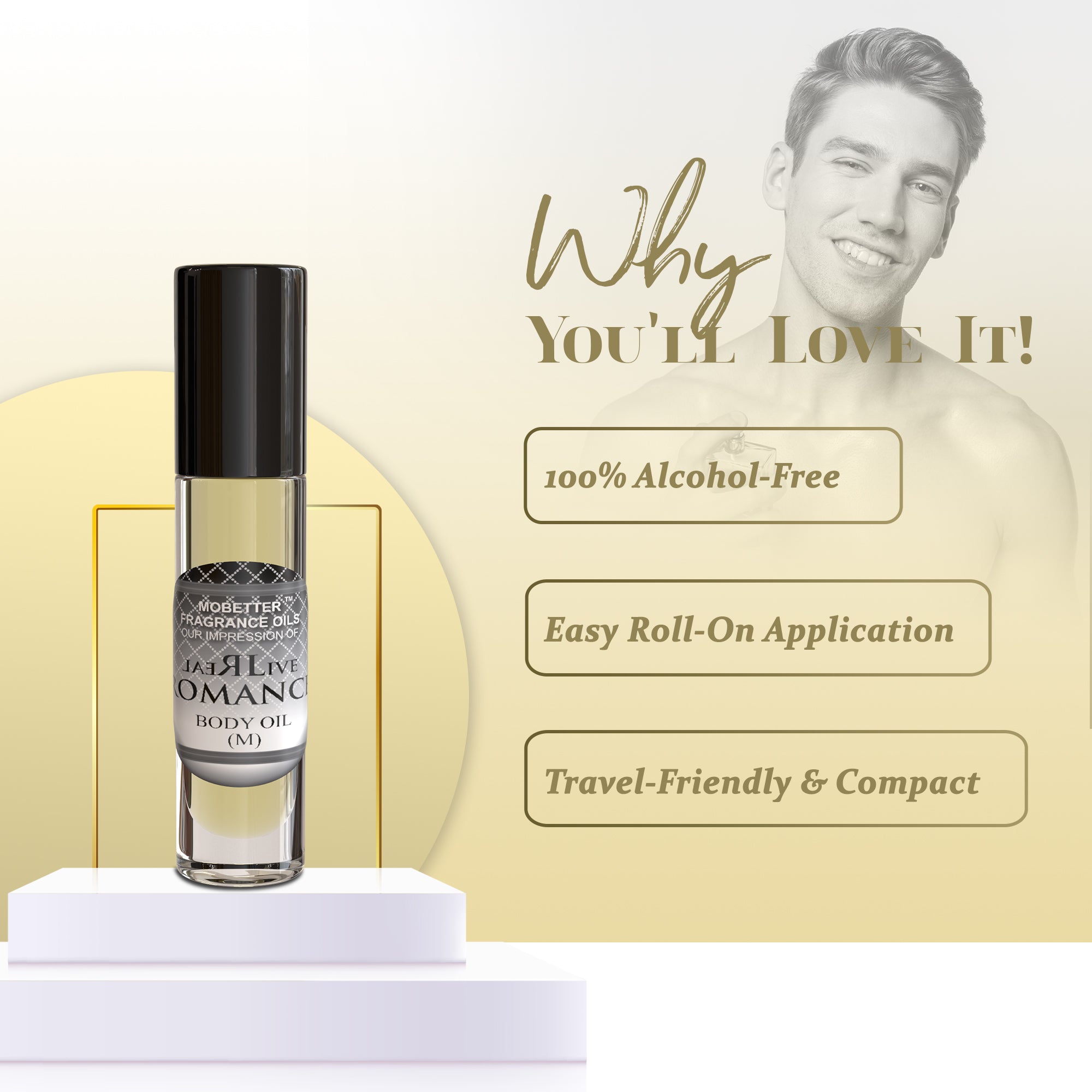 Image of Real Live Romance Men Perfume Body Oil