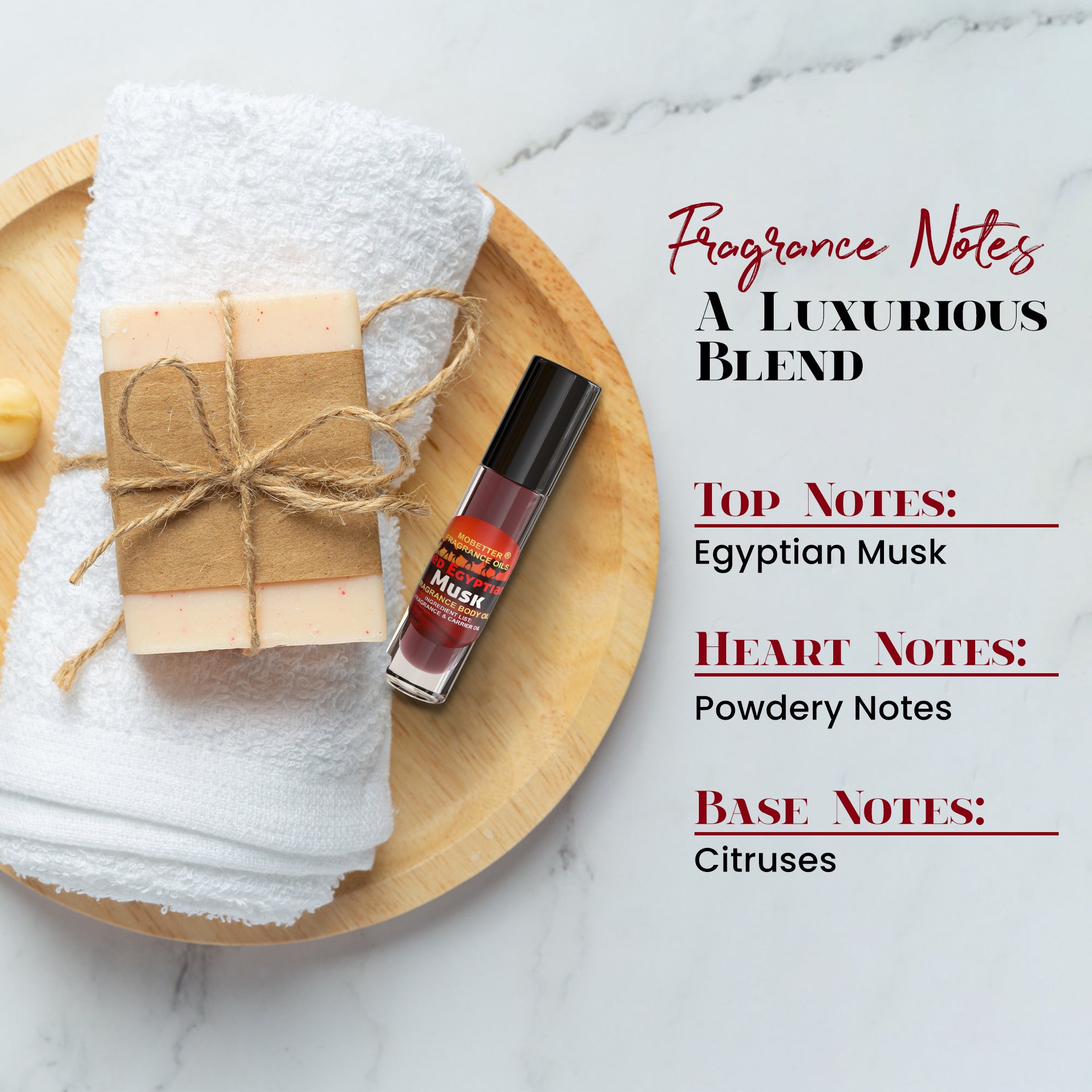 Image of Red Egyptian Musk Perfume Body Oil